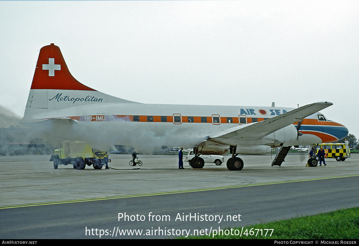 Aircraft Photo of HB-IMU | Convair 440-0 Metropolitan | Air-Sea Service | AirHistory.net #467177