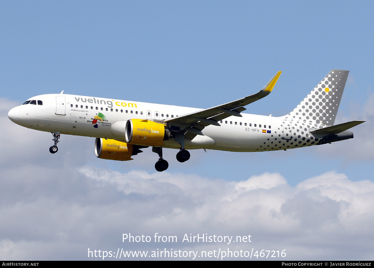 Aircraft Photo of EC-NFH | Airbus A320-271N | Vueling Airlines | AirHistory.net #467216