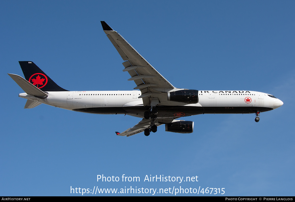 Aircraft Photo of C-GFUR | Airbus A330-343 | Air Canada | AirHistory.net #467315