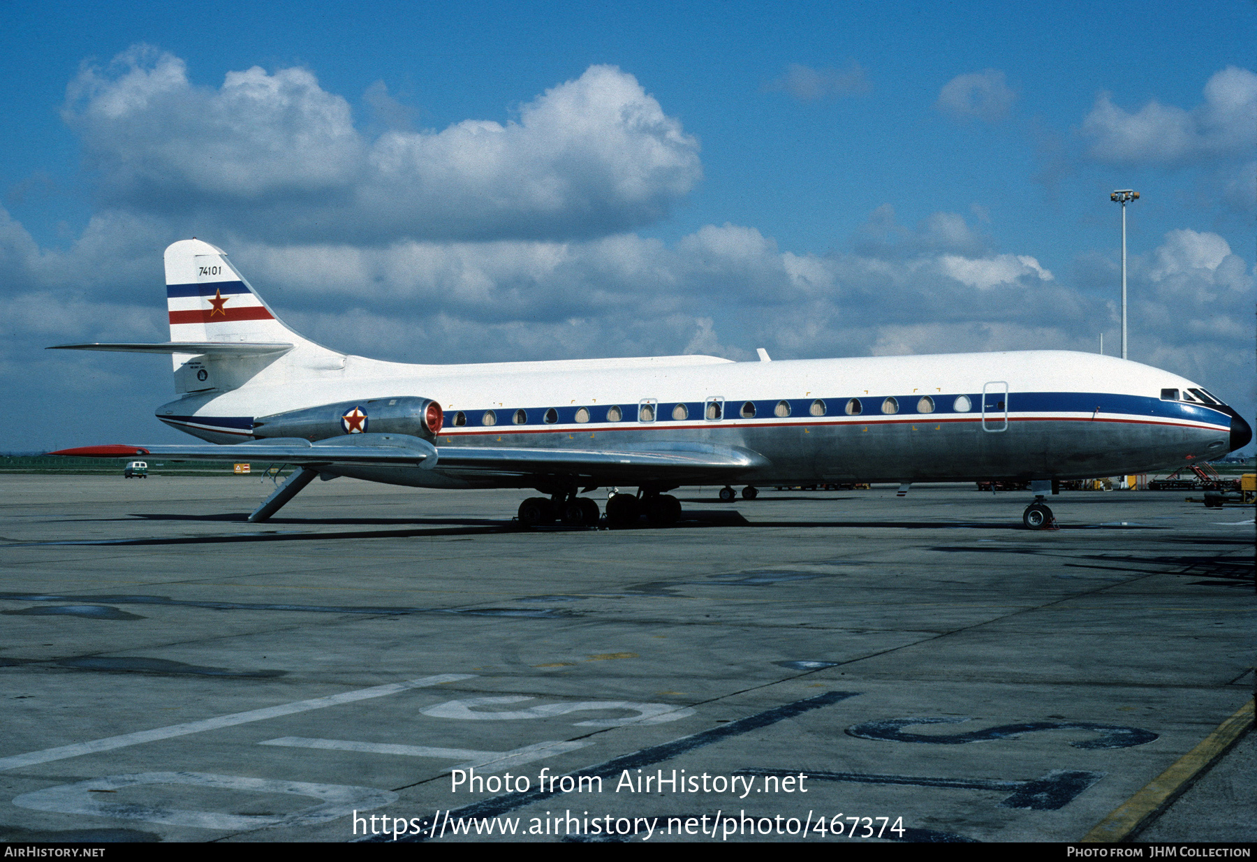 Aircraft Photo of 74101 | Sud SE-210 Caravelle VI-N | Yugoslavia - Air Force | AirHistory.net #467374