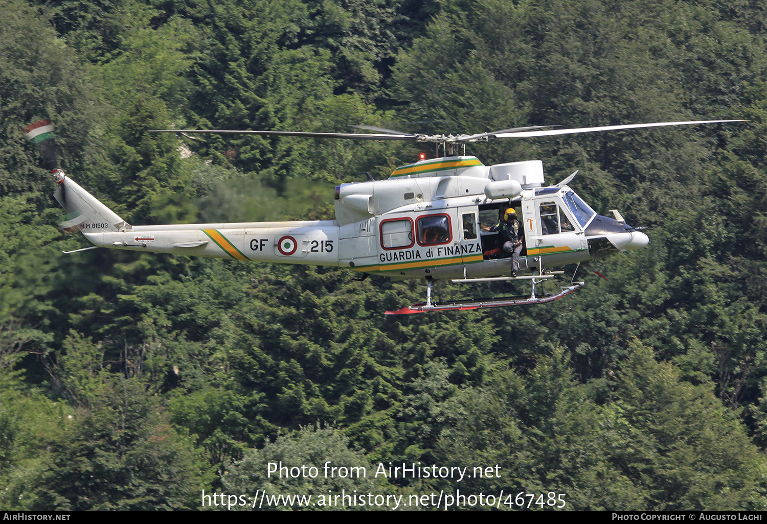 Aircraft Photo of MM81503 | Agusta AB-412HP Grifone | Italy - Guardia di Finanza | AirHistory.net #467485