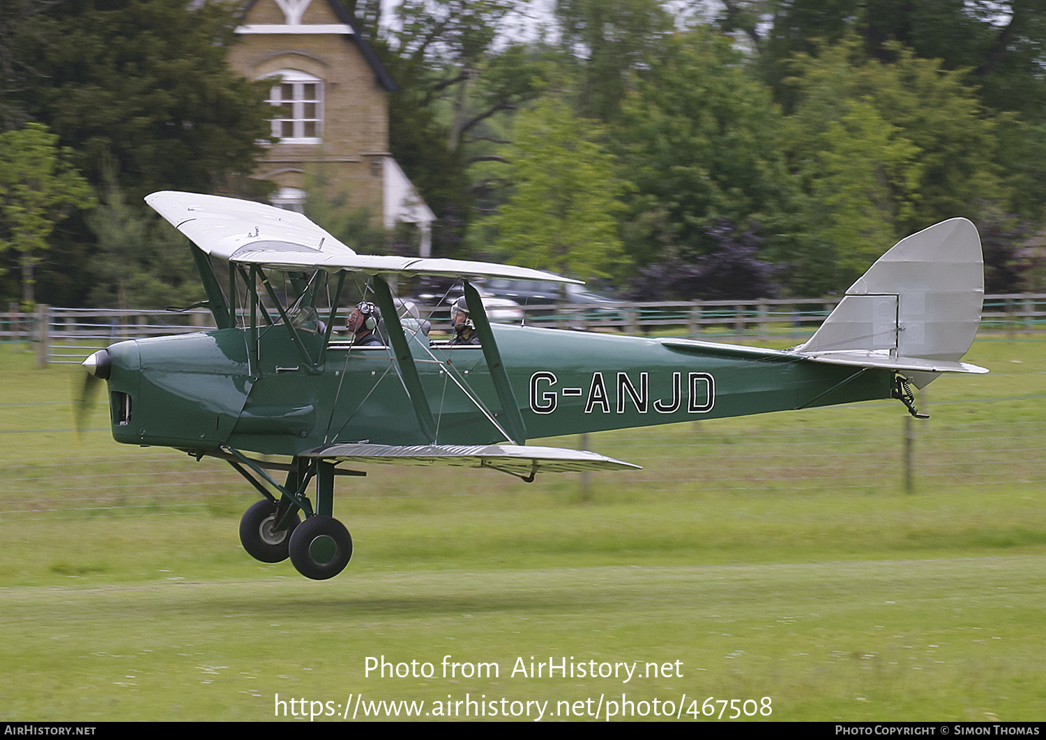 Aircraft Photo of G-ANJD | De Havilland D.H. 82A Tiger Moth II | AirHistory.net #467508