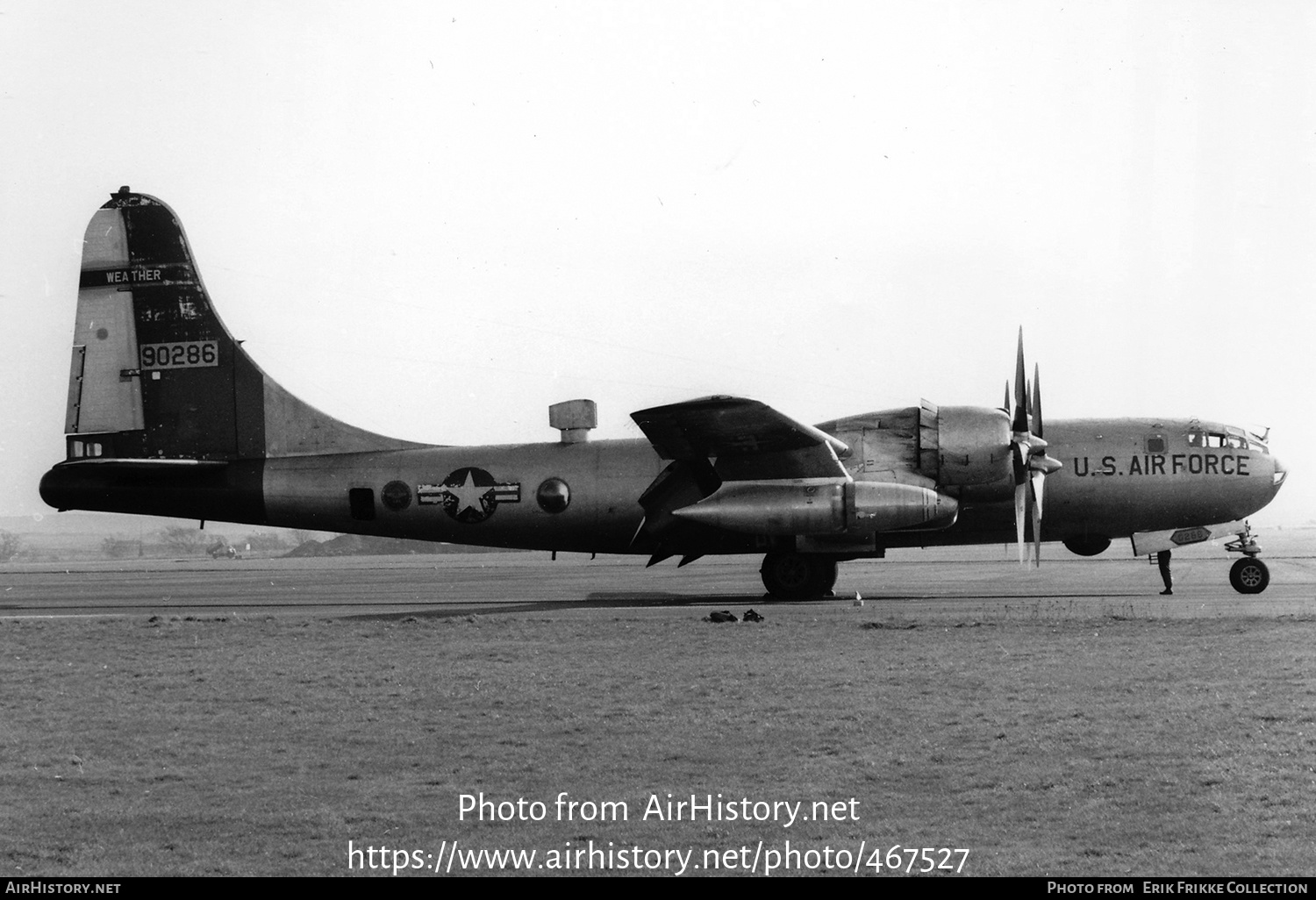 Aircraft Photo of 49-286 / 90286 | Boeing WB-50D Superfortress | USA - Air Force | AirHistory.net #467527