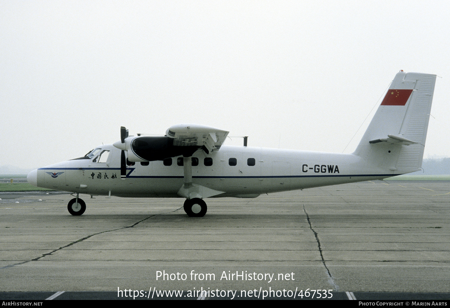 Aircraft Photo of C-GGWA | De Havilland Canada DHC-6-300 Twin Otter | CAAC - Civil Aviation Administration of China | AirHistory.net #467535