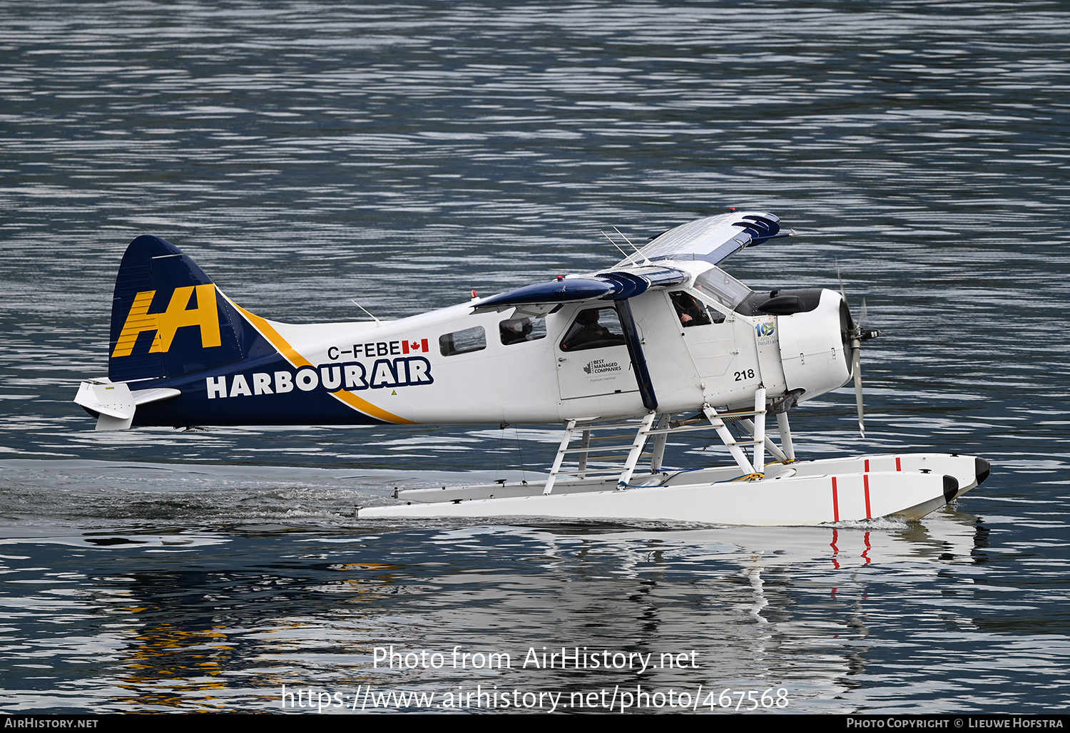 Aircraft Photo of C-FEBE | De Havilland Canada DHC-2 Beaver Mk1 | Harbour Air | AirHistory.net #467568