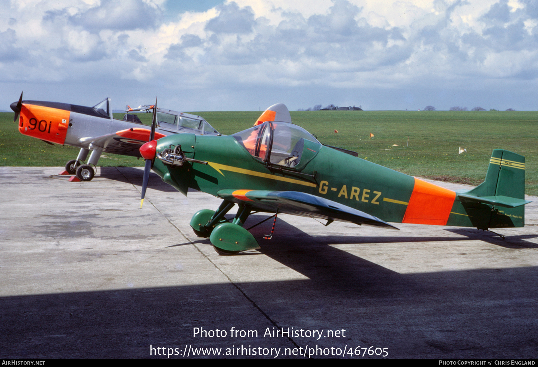 Aircraft Photo of G-AREZ | Druine D-31 Turbulent | AirHistory.net #467605