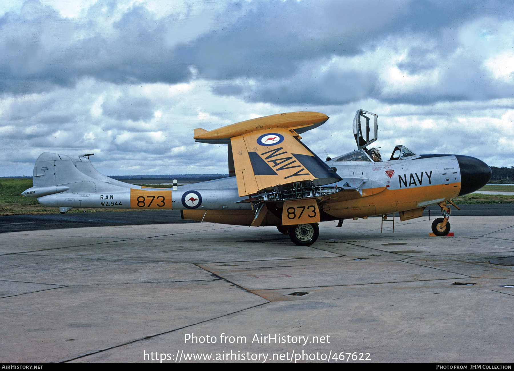 Aircraft Photo of WZ944 | De Havilland D.H. 112 Sea Venom FAW(TT)53 | Australia - Navy | AirHistory.net #467622