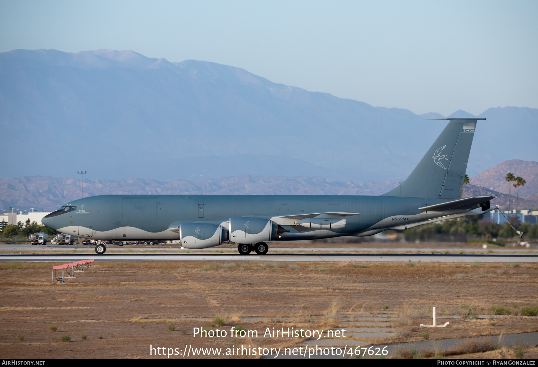 Aircraft Photo of N569MA / 63-8009 | Boeing KC-135R Stratotanker | Meta Strategic Mobility | AirHistory.net #467626