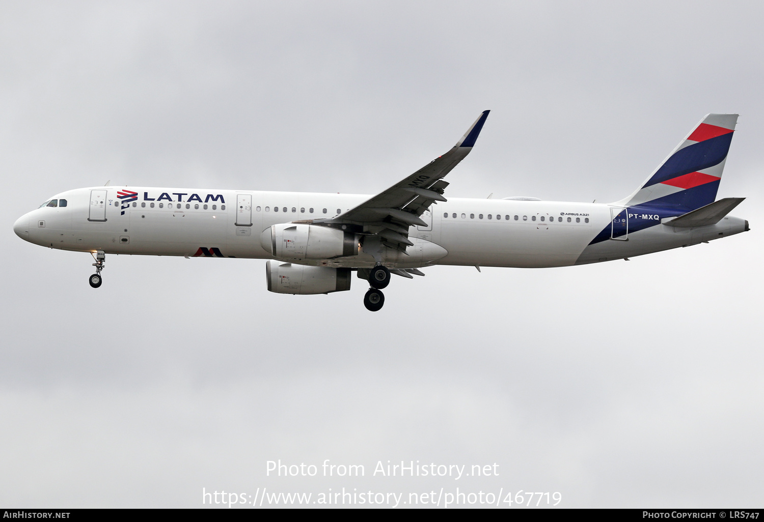 Aircraft Photo of PT-MXQ | Airbus A321-231 | LATAM Airlines | AirHistory.net #467719