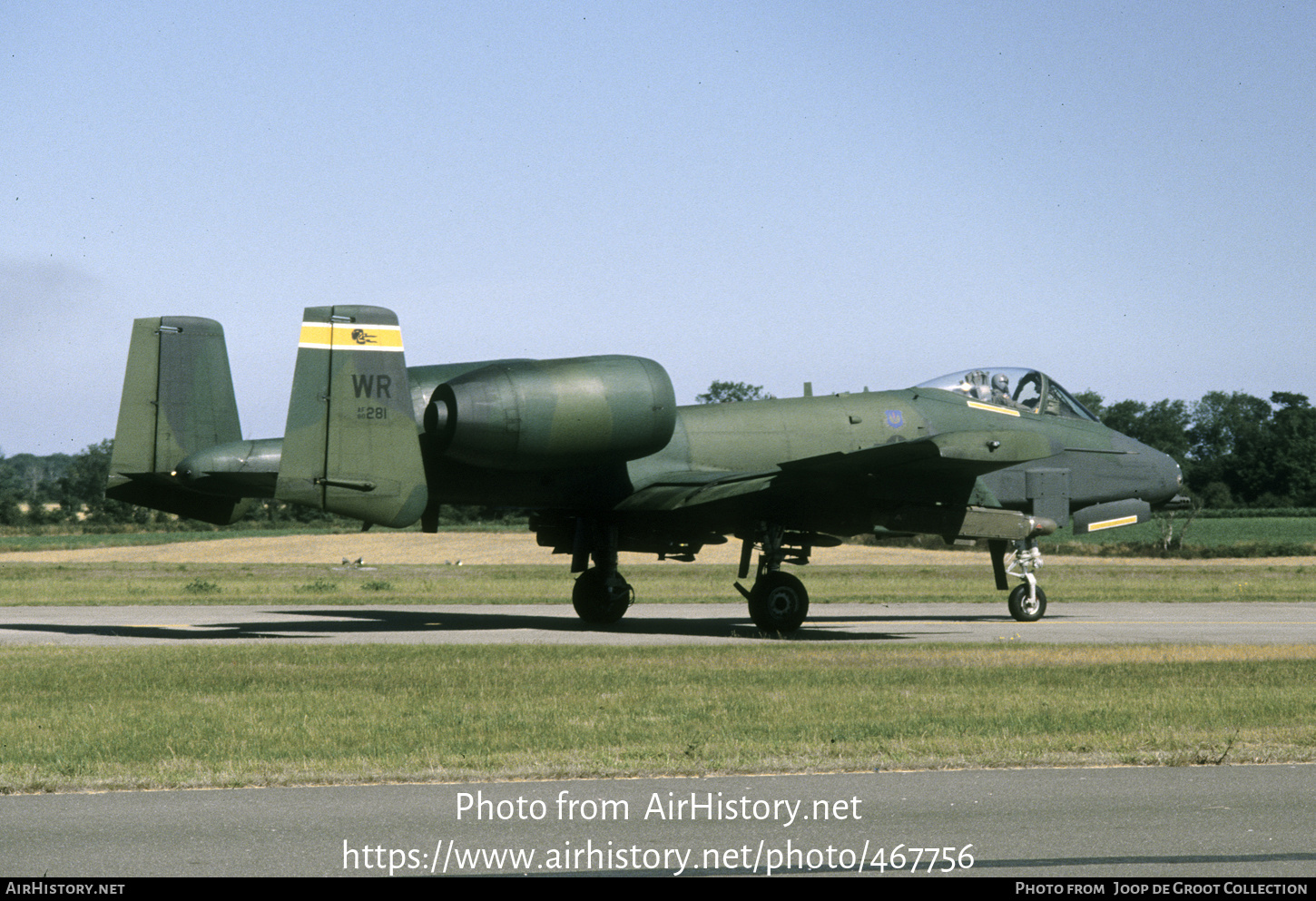 Aircraft Photo of 80-0281 / AF80-281 | Fairchild A-10A Thunderbolt II | USA - Air Force | AirHistory.net #467756