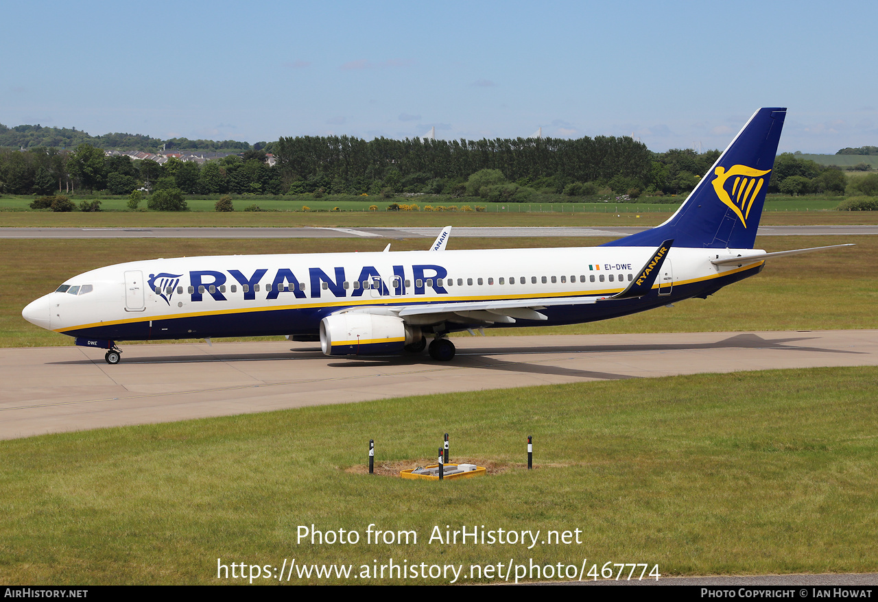 Aircraft Photo of EI-DWE | Boeing 737-8AS | Ryanair | AirHistory.net #467774