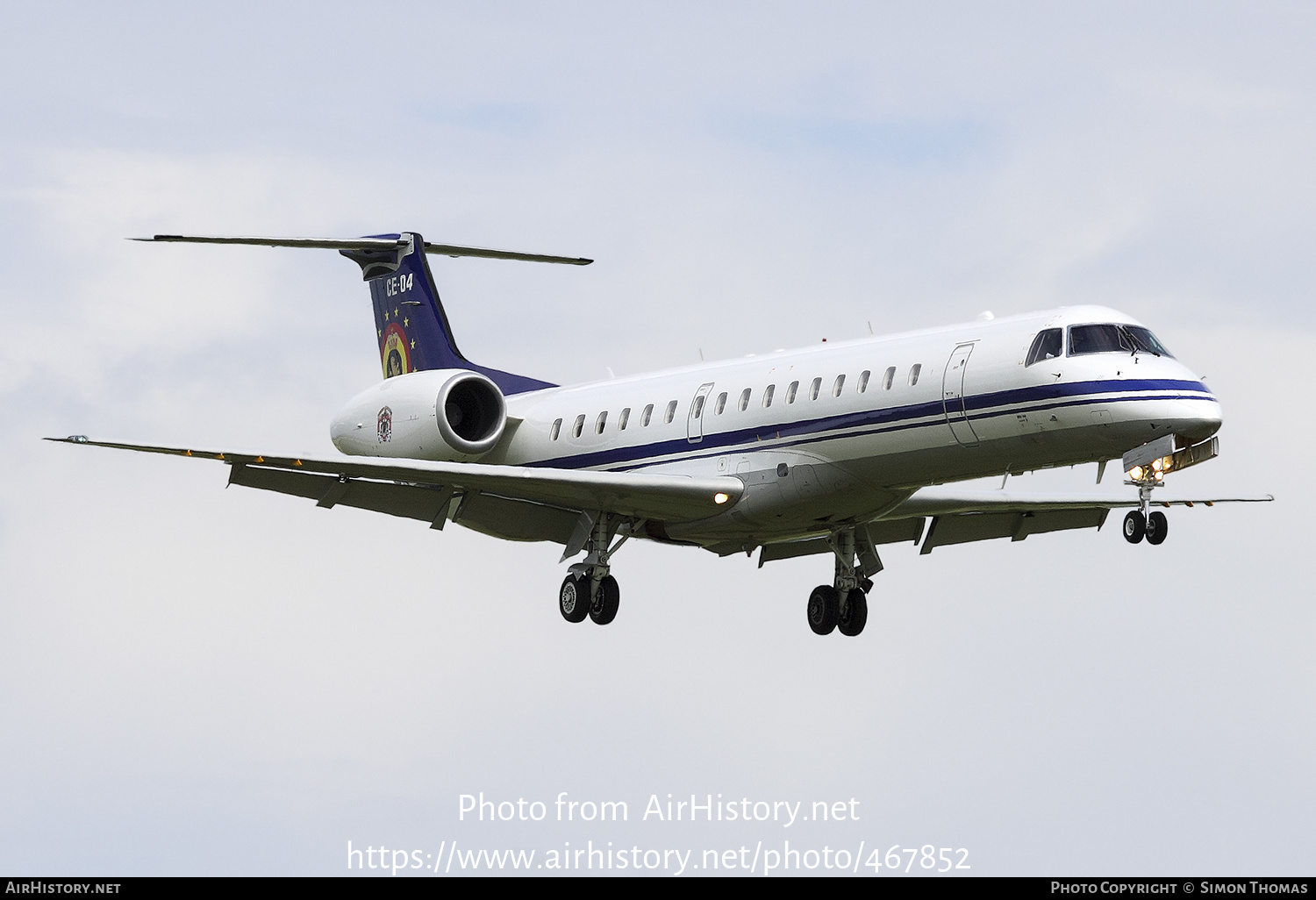 Aircraft Photo of CE-04 | Embraer ERJ-145LR (EMB-145LR) | Belgium - Air Force | AirHistory.net #467852