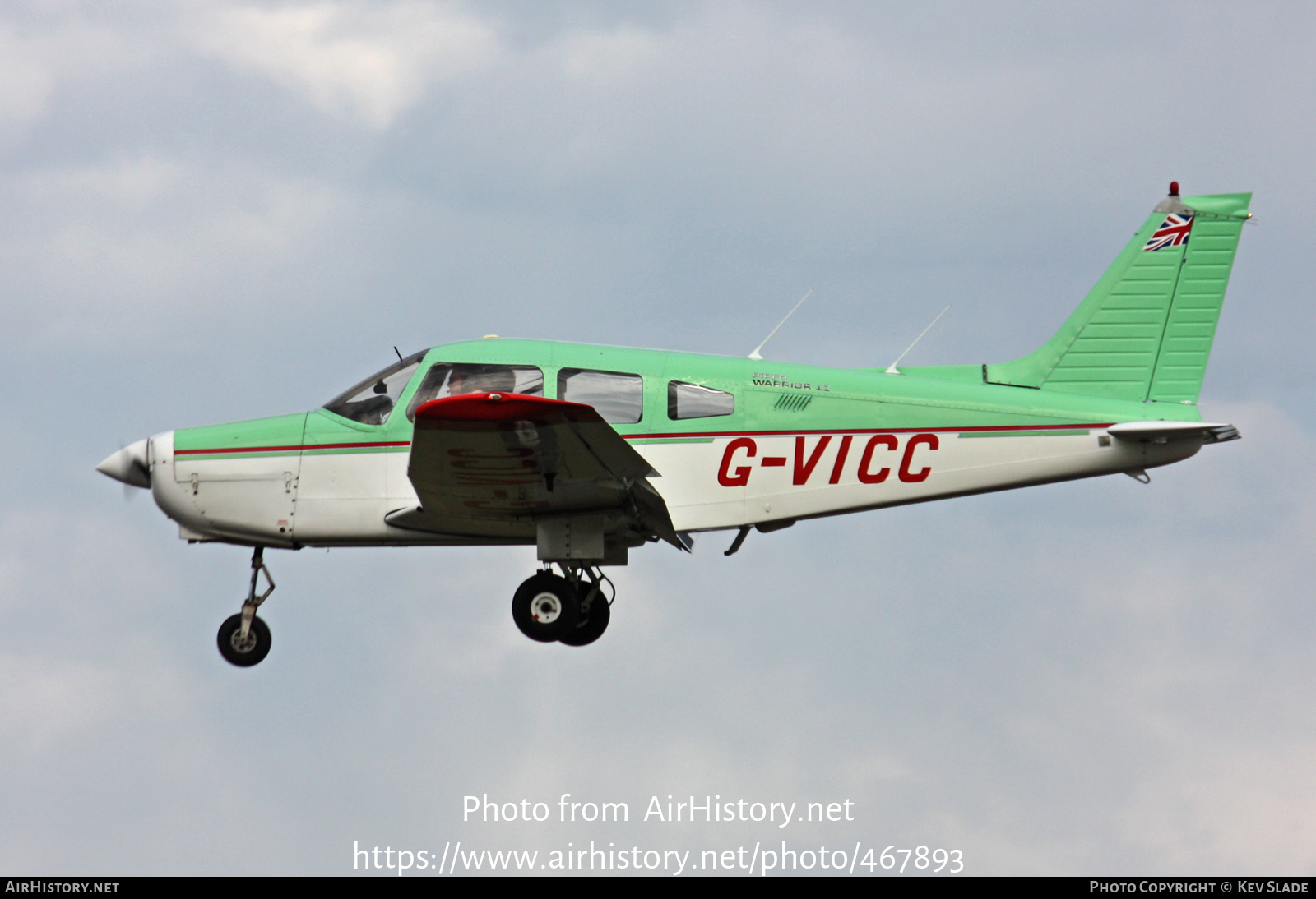 Aircraft Photo of G-VICC | Piper PA-28-161 Cherokee Warrior II | AirHistory.net #467893