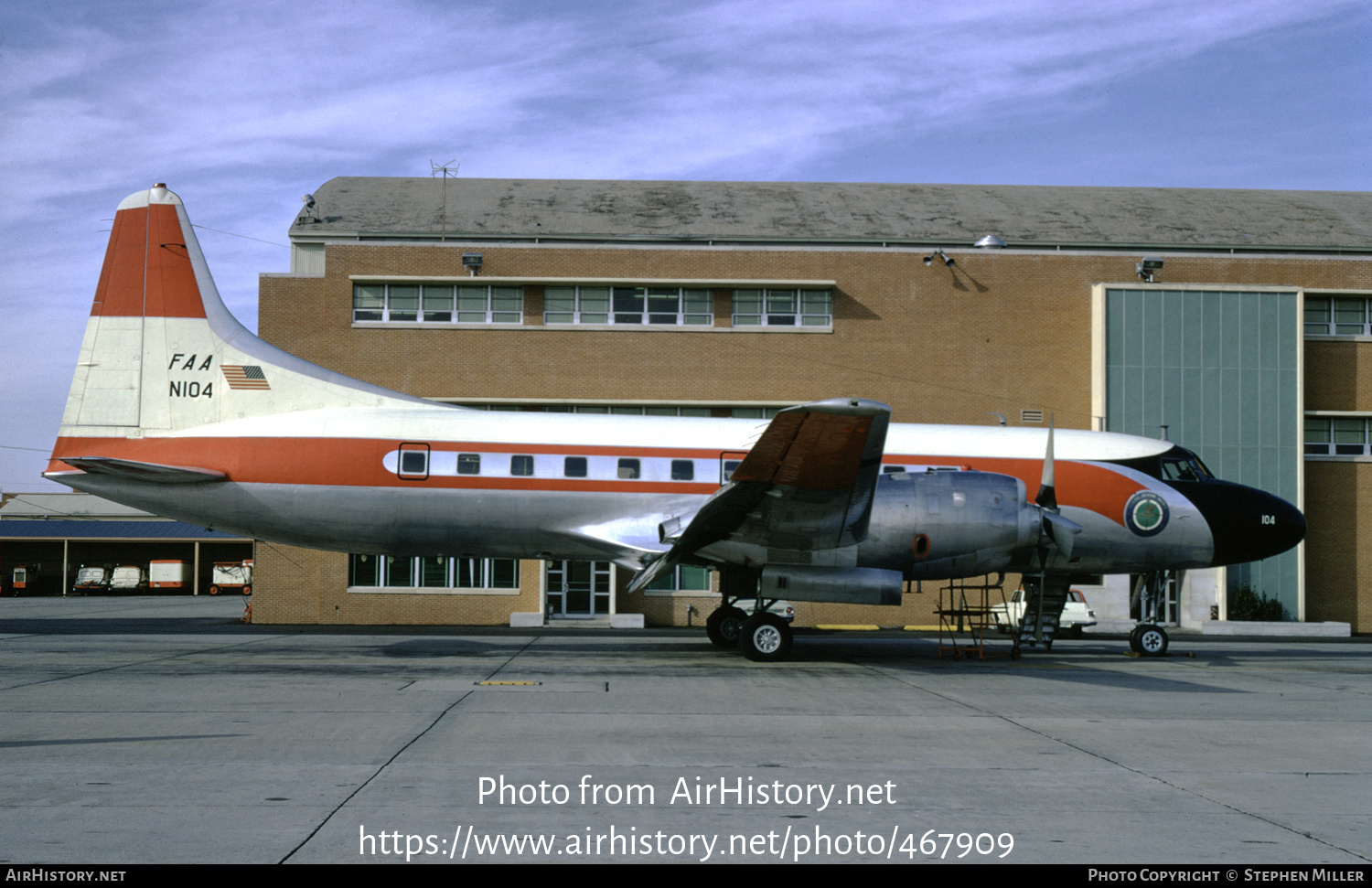 Aircraft Photo of N104 | Convair 580 | FAA - Federal Aviation Agency | AirHistory.net #467909