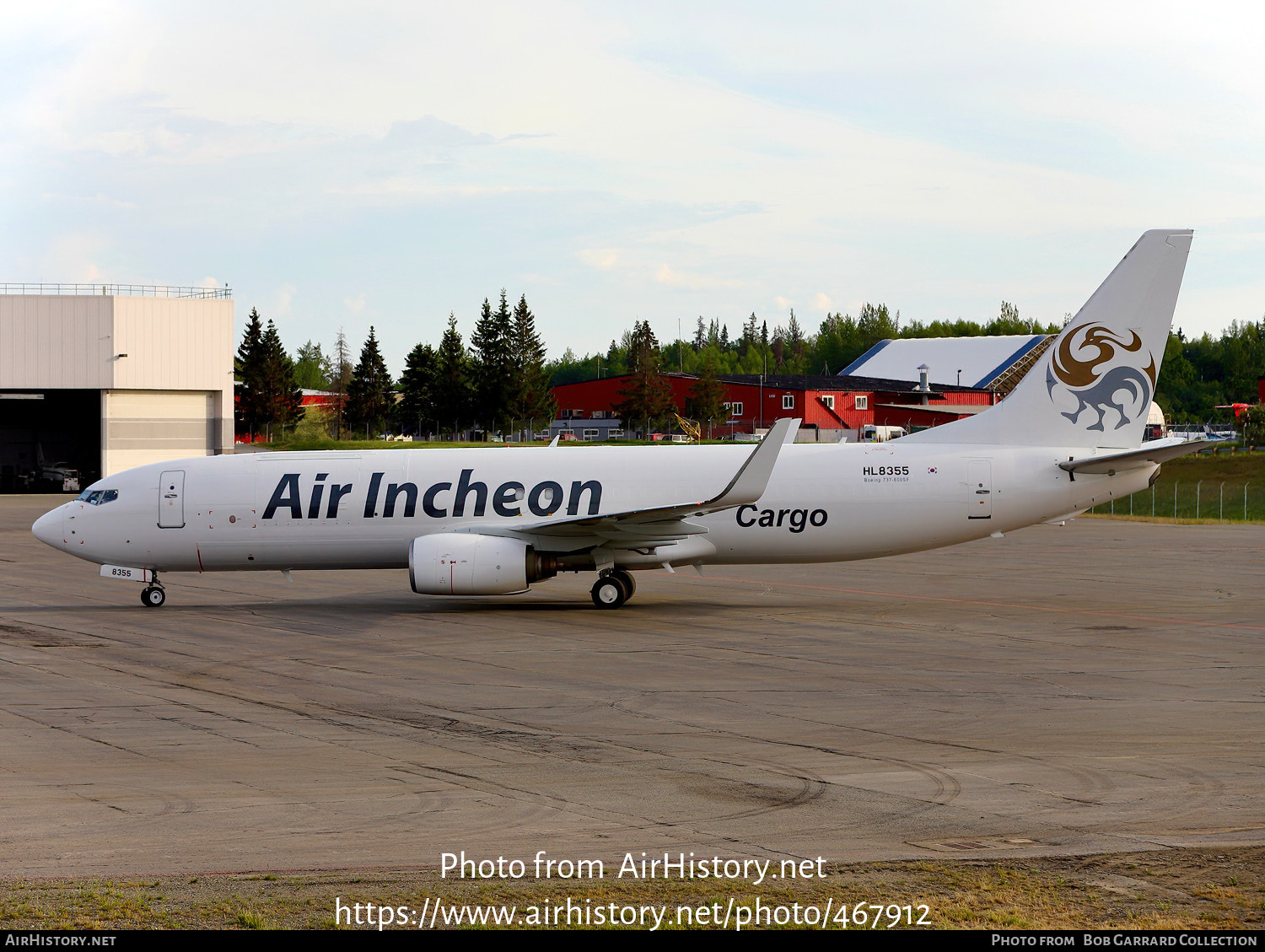 Aircraft Photo of HL8355 | Boeing 737-8CX(F) | Air Incheon | AirHistory.net #467912