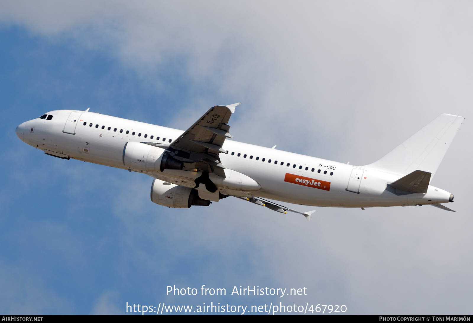 Aircraft Photo of YL-LCU | Airbus A320-214 | EasyJet | AirHistory.net #467920