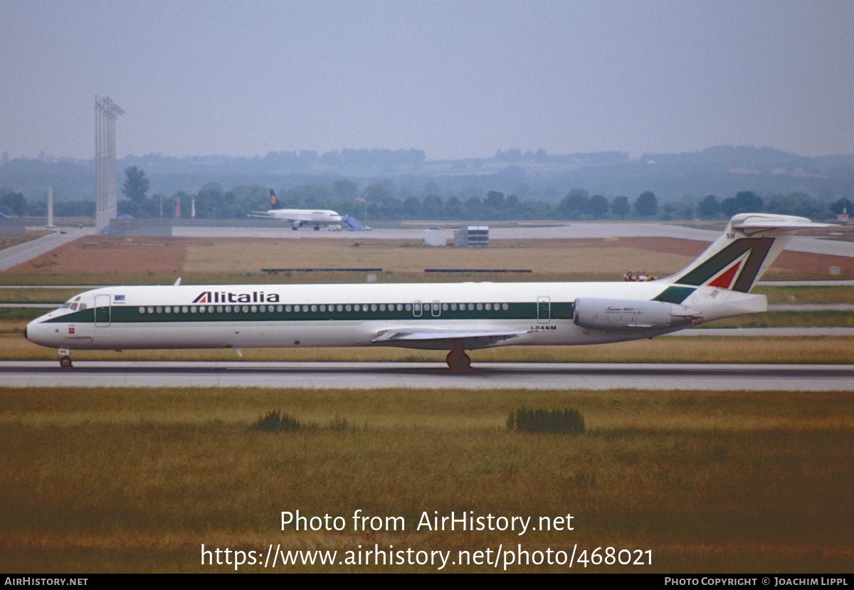 Aircraft Photo of I-DANM | McDonnell Douglas MD-82 (DC-9-82) | Alitalia | AirHistory.net #468021