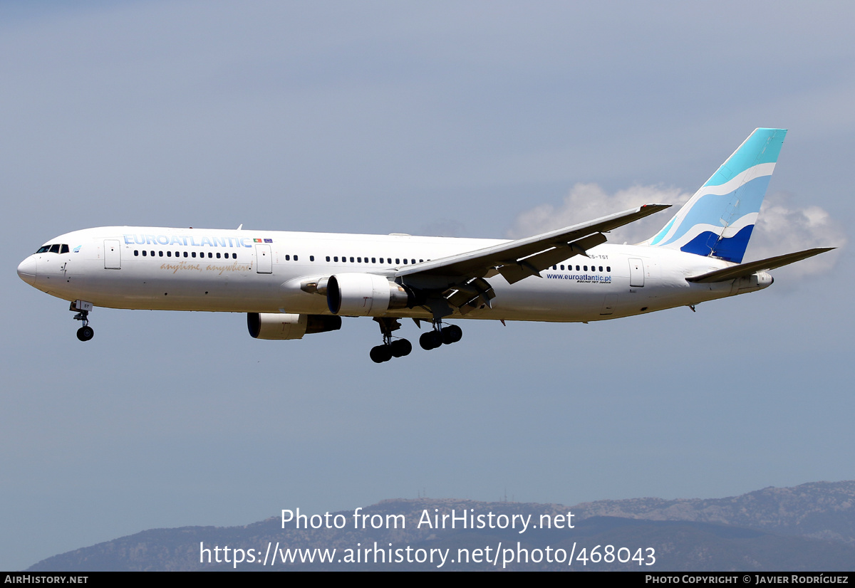 Aircraft Photo of CS-TST | Boeing 767-34P/ER | Euro Atlantic Airways | AirHistory.net #468043