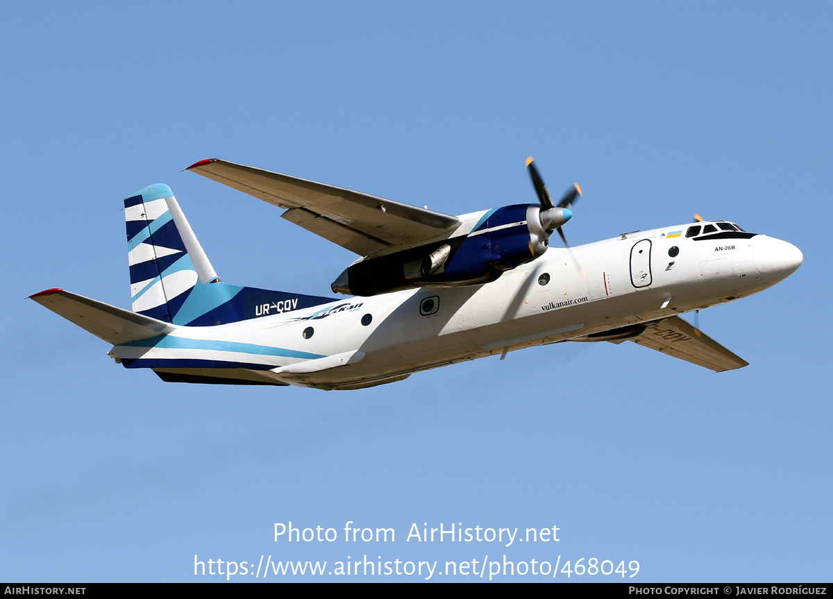 Aircraft Photo of UR-CQV | Antonov An-26B | Vulkan Air | AirHistory.net #468049