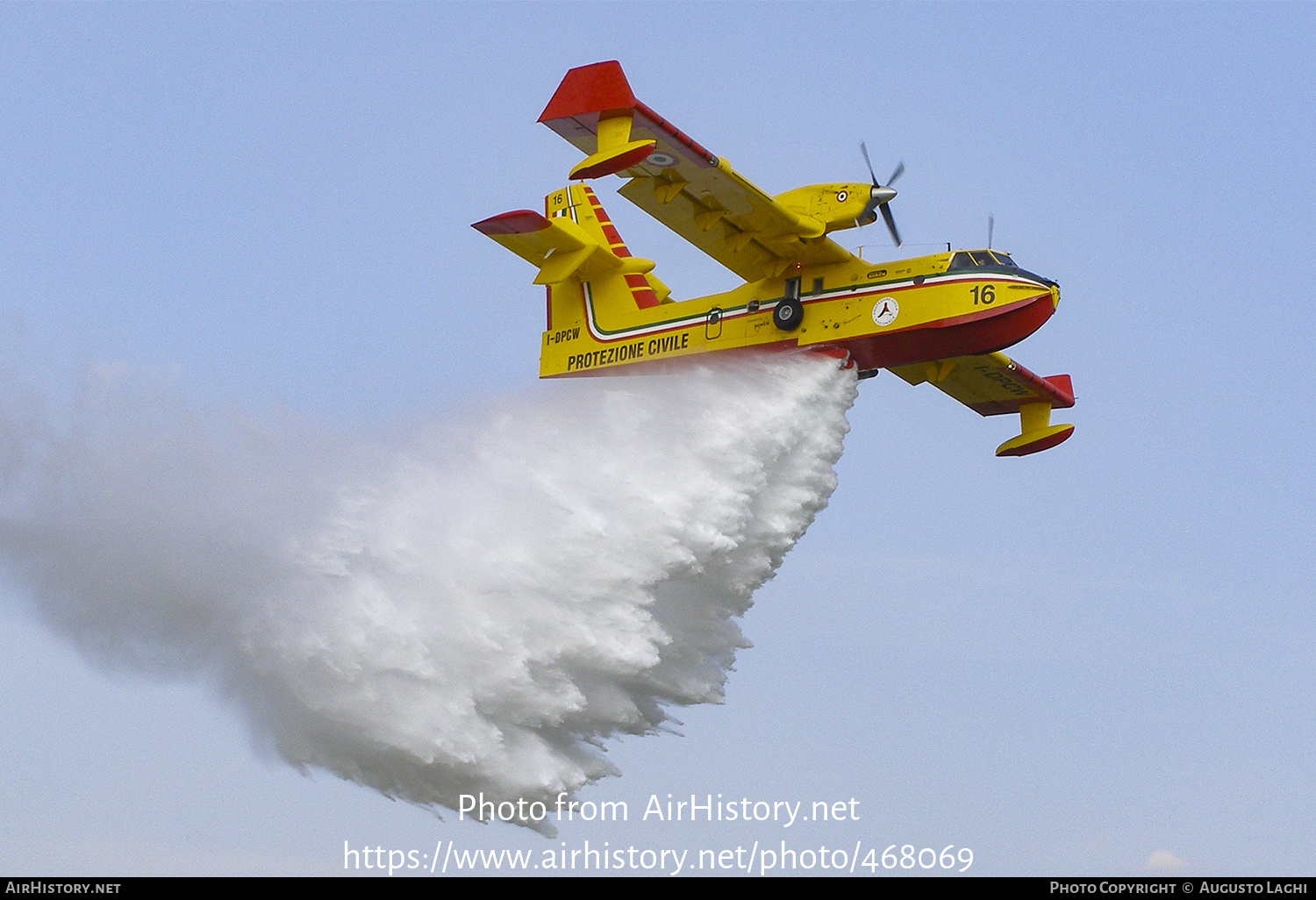 Aircraft Photo of I-DPCW | Bombardier CL-415 (CL-215-6B11) | Protezione Civile | AirHistory.net #468069