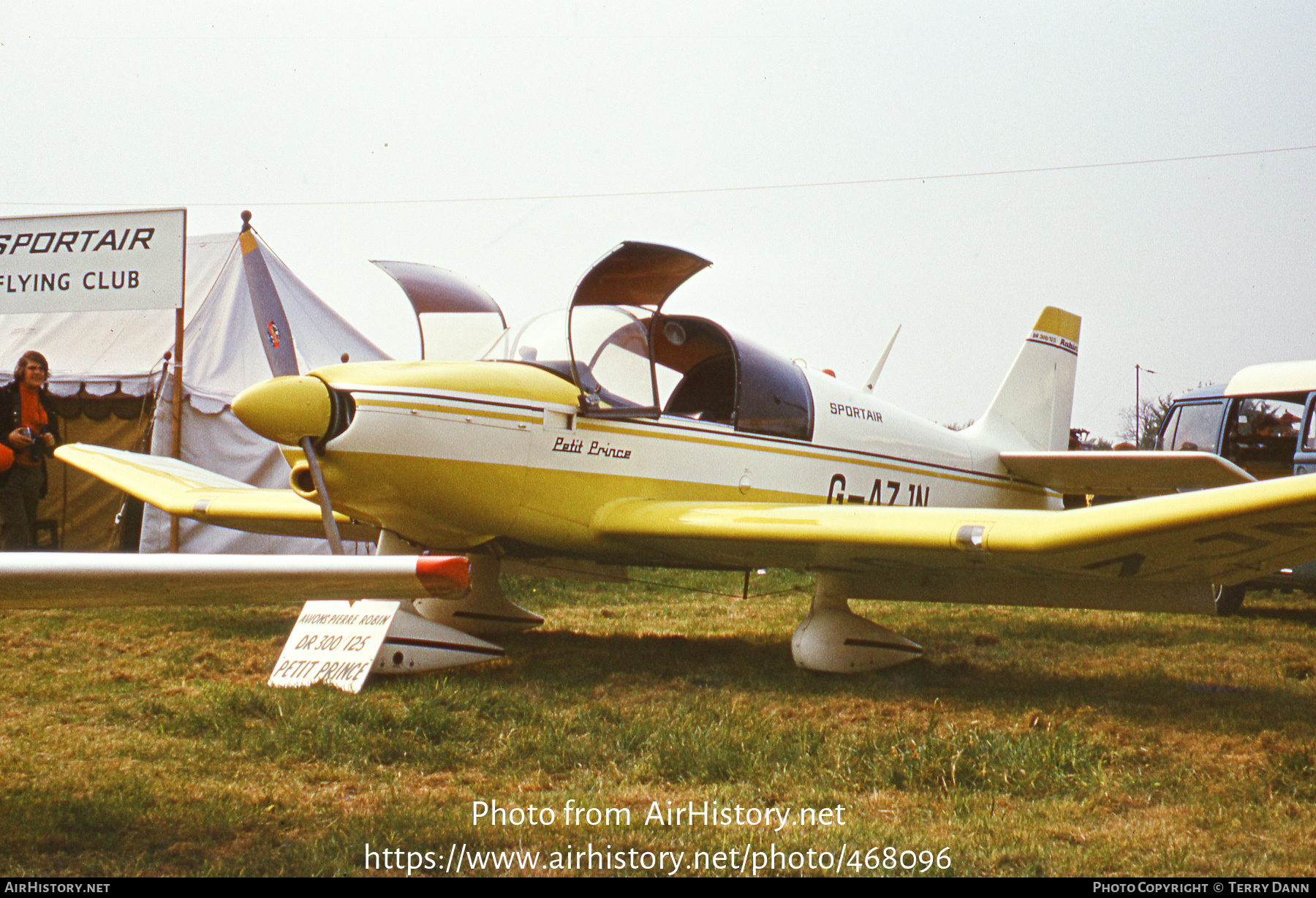 Aircraft Photo of G-AZJN | Robin DR-300-140 | Sportair | AirHistory.net #468096