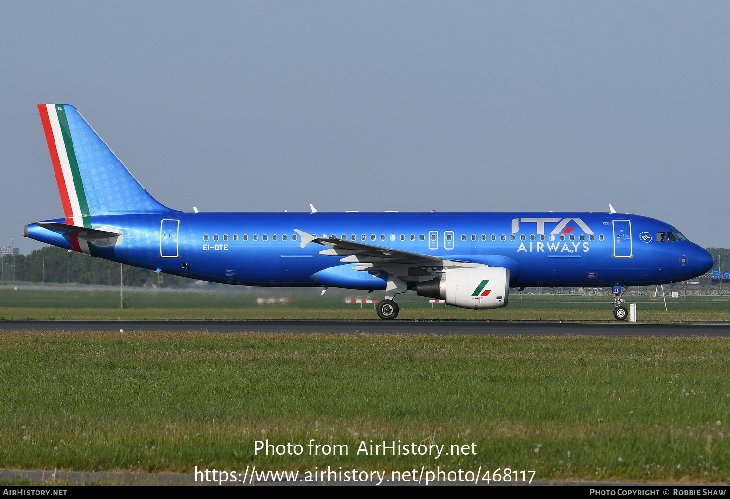 Aircraft Photo of EI-DTE | Airbus A320-216 | ITA Airways | AirHistory.net #468117