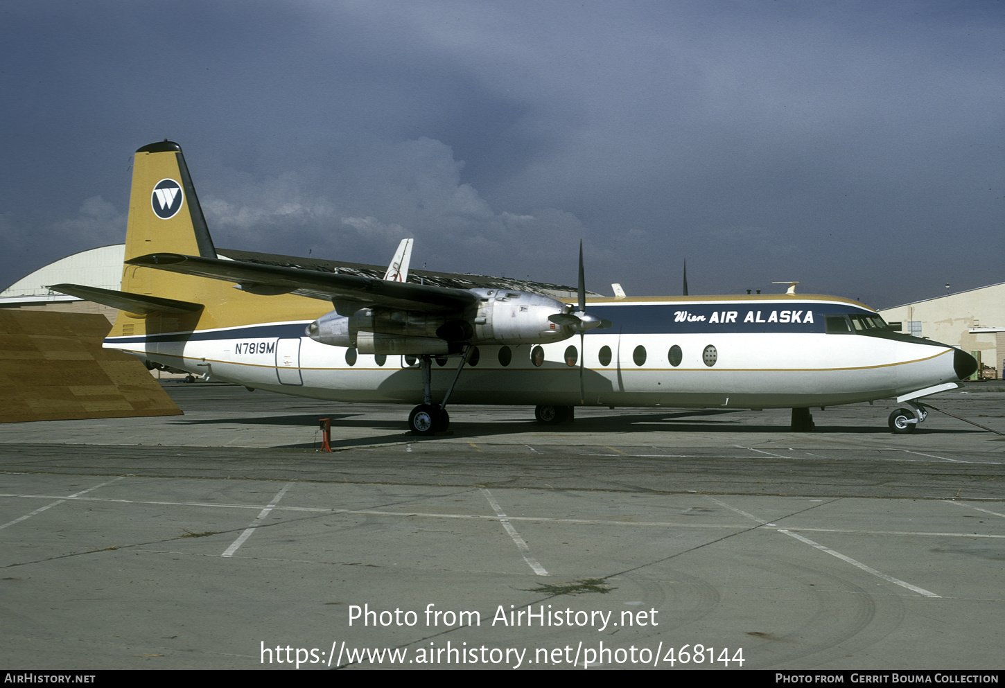 Aircraft Photo of N7819M | Fairchild Hiller FH-227B | Wien Air Alaska | AirHistory.net #468144