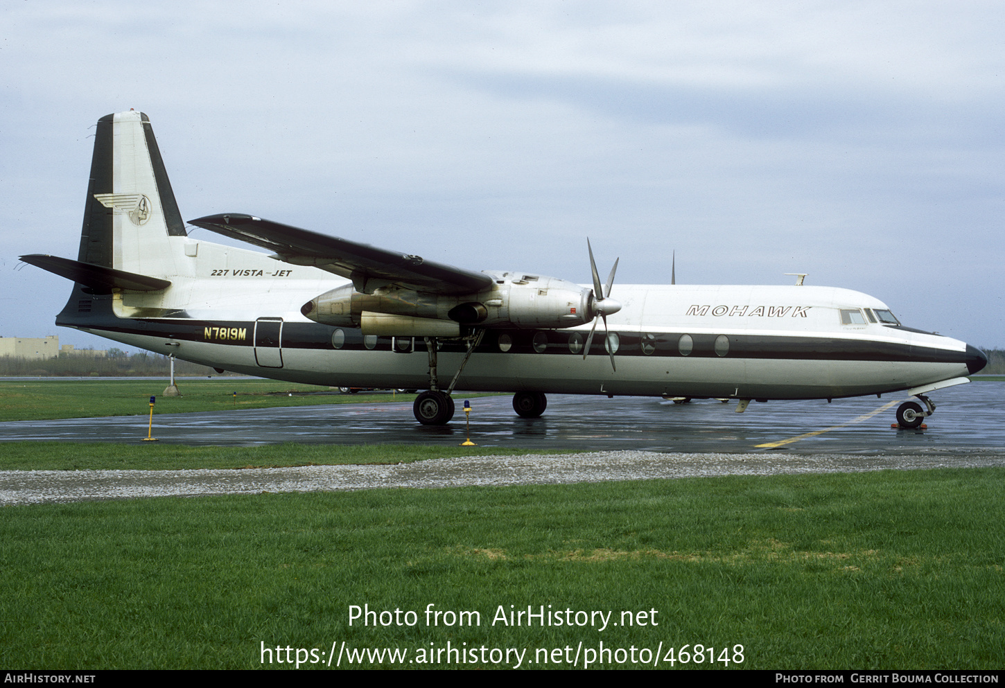 Aircraft Photo of N7819M | Fairchild Hiller FH-227B | Mohawk Airlines | AirHistory.net #468148