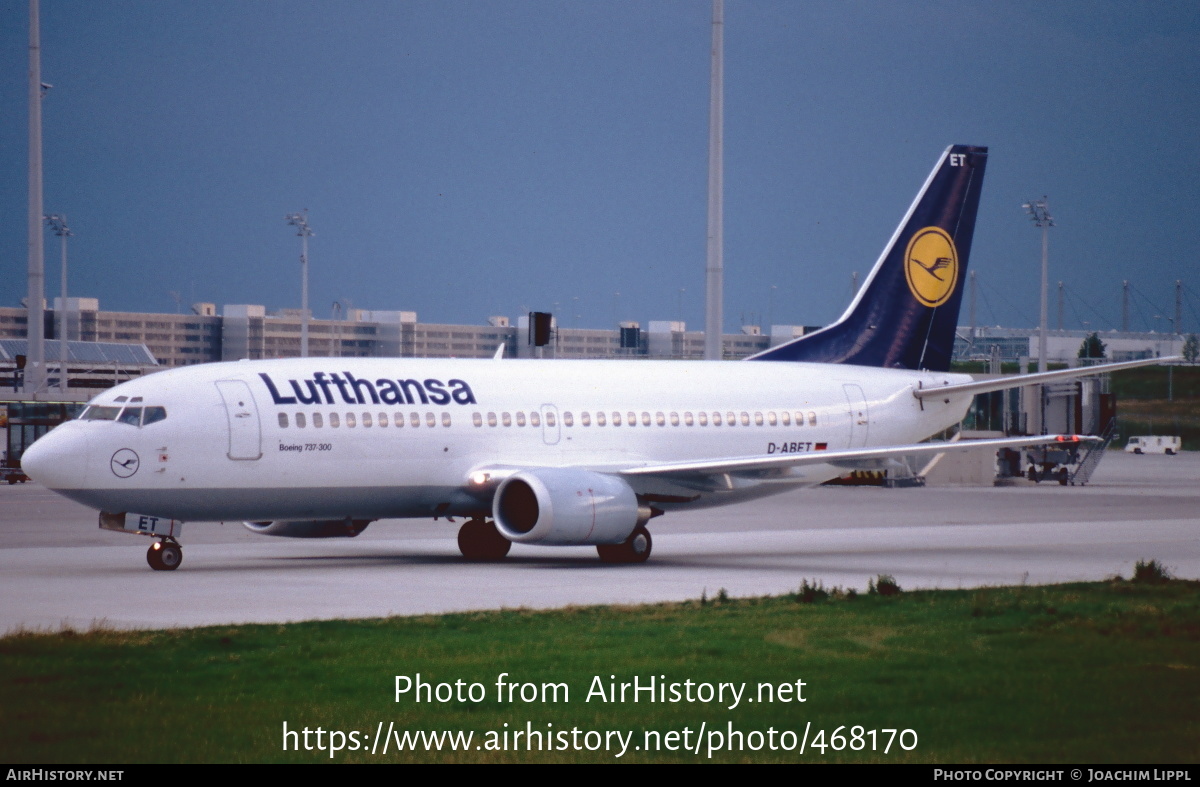 Aircraft Photo of D-ABET | Boeing 737-330 | Lufthansa | AirHistory.net #468170