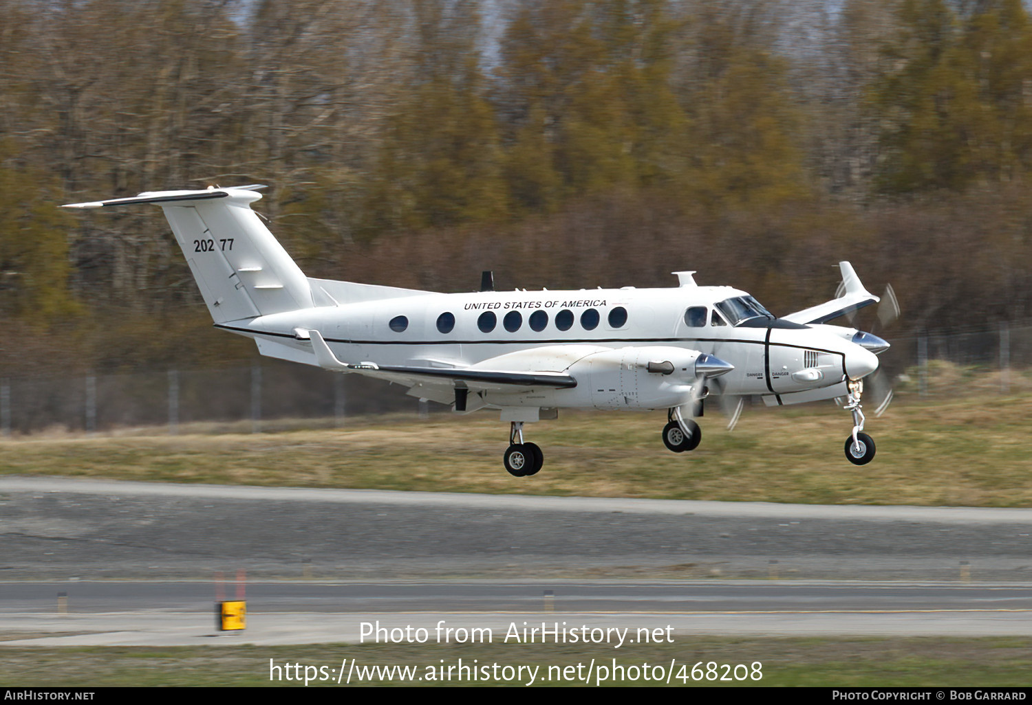 Aircraft Photo of 12-0277 / 20277 | Hawker Beechcraft C-12S Huron (350ER) | USA - Army | AirHistory.net #468208