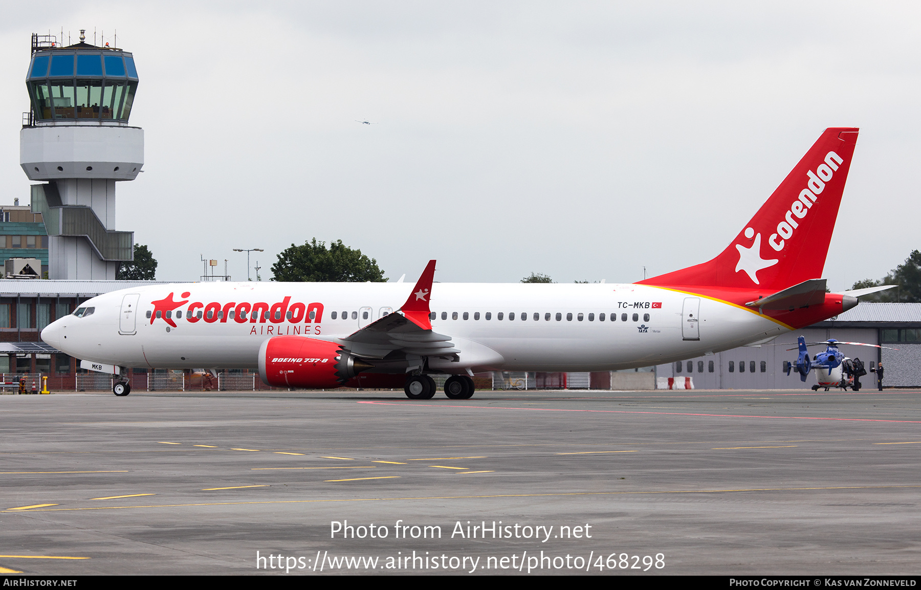 Aircraft Photo of TC-MKB | Boeing 737-8 Max 8 | Corendon Airlines | AirHistory.net #468298