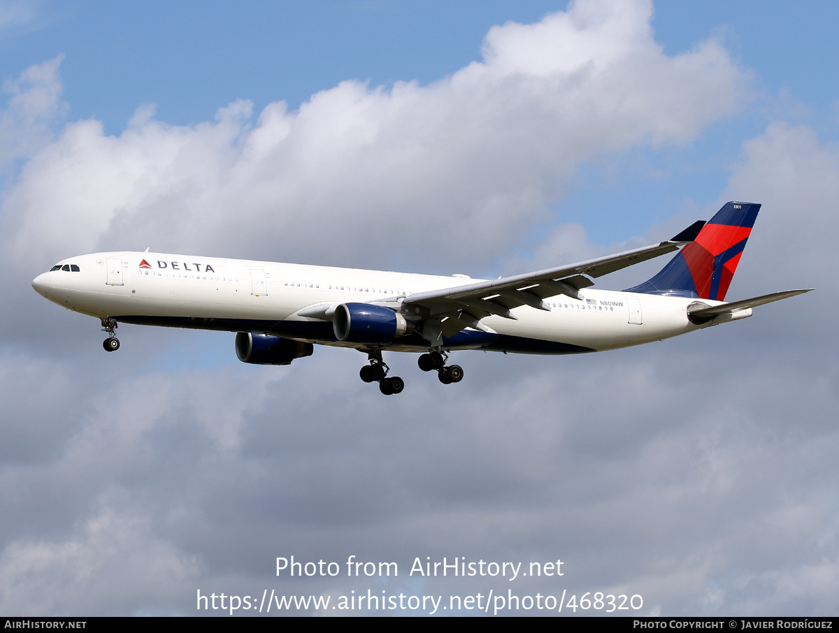 Aircraft Photo of N801NW | Airbus A330-323 | Delta Air Lines | AirHistory.net #468320