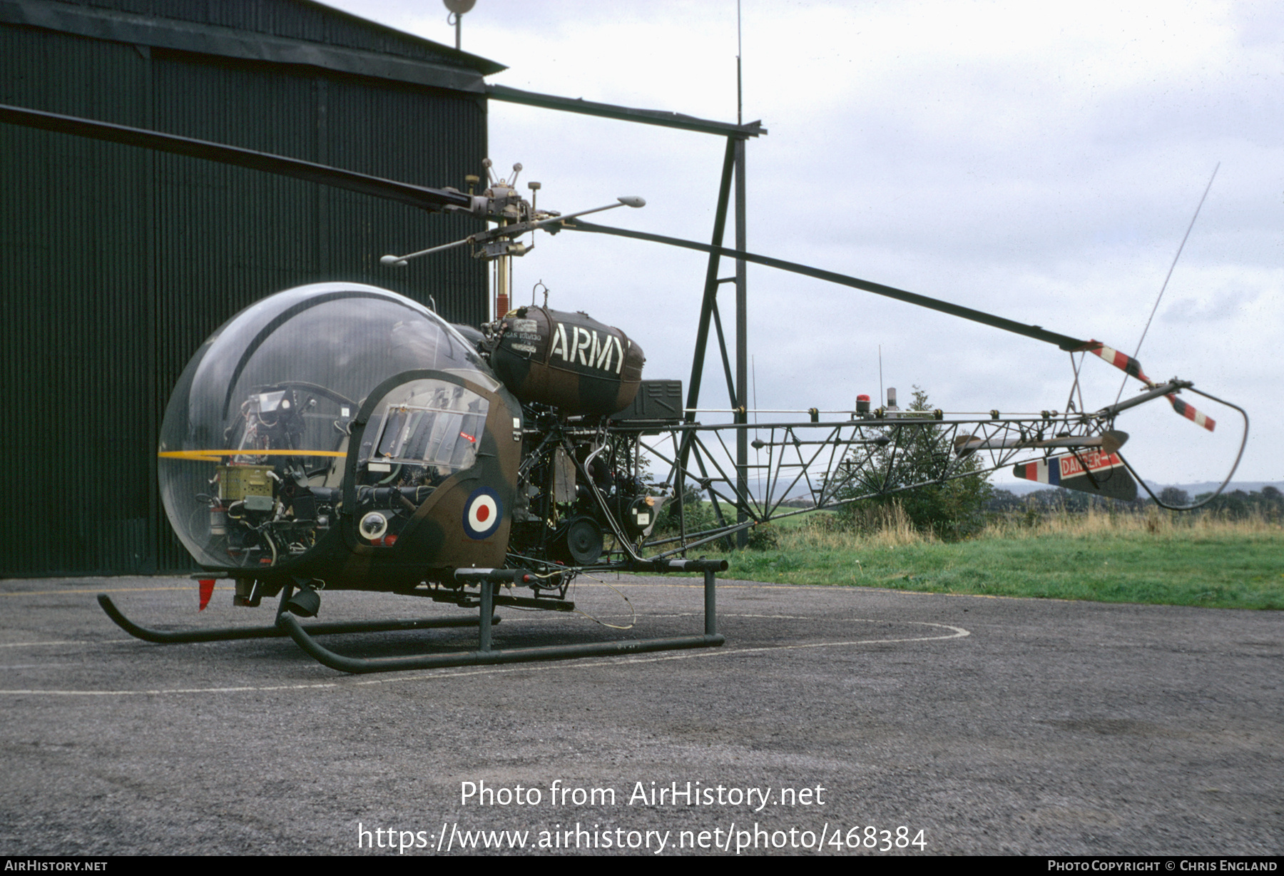 Aircraft Photo of XT170 | Westland-Bell Sioux AH1 (47G-3B-1) | UK - Army | AirHistory.net #468384