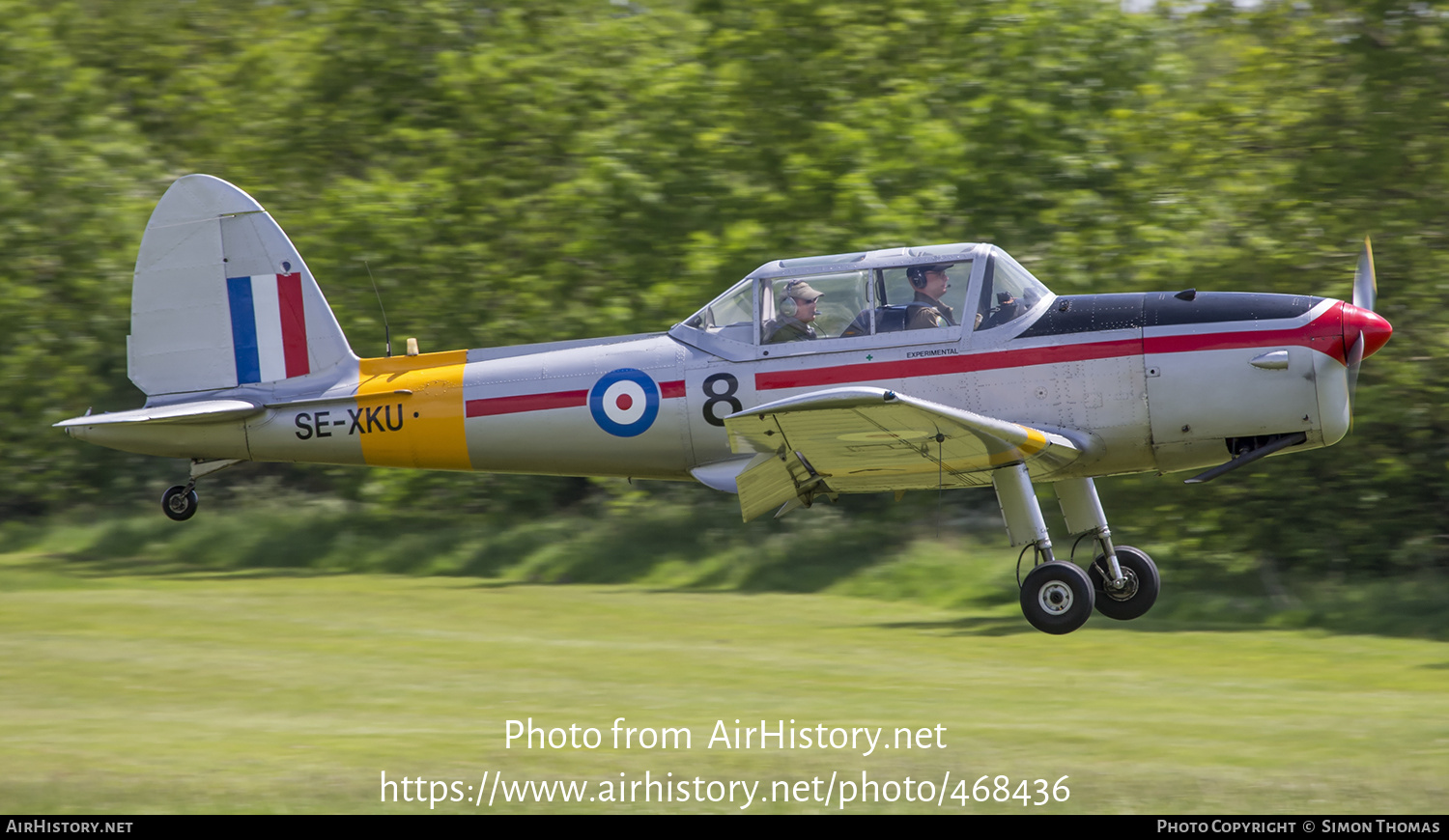 Aircraft Photo of SE-XKU | De Havilland DHC-1 Chipmunk Mk20 | AirHistory.net #468436