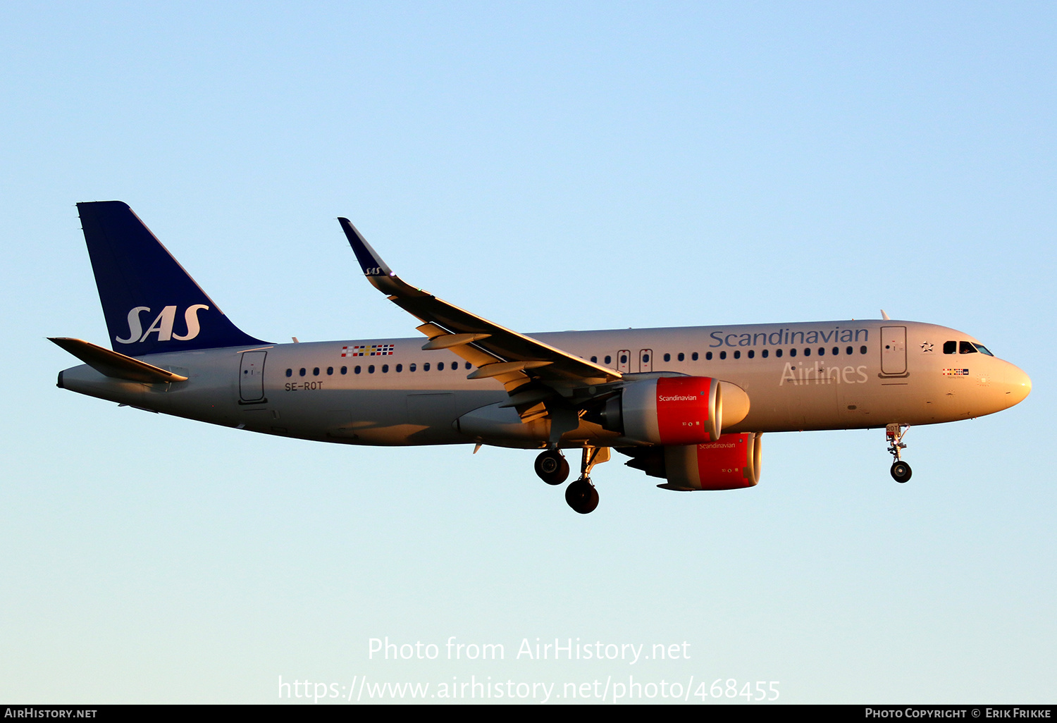 Aircraft Photo of SE-ROT | Airbus A320-251N | Scandinavian Airlines - SAS | AirHistory.net #468455