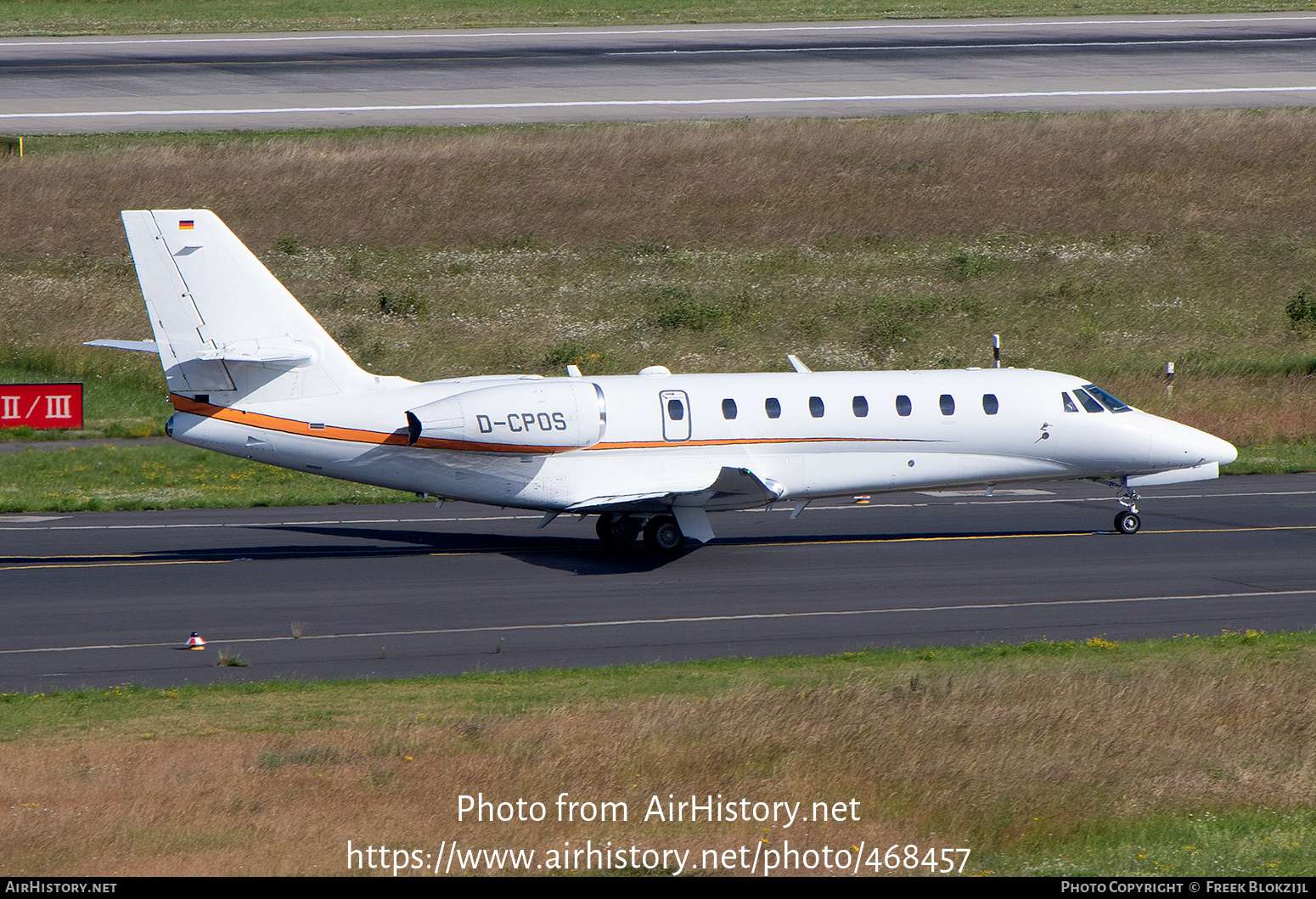 Aircraft Photo of D-CPOS | Cessna 680 Citation Sovereign+ | AirHistory.net #468457