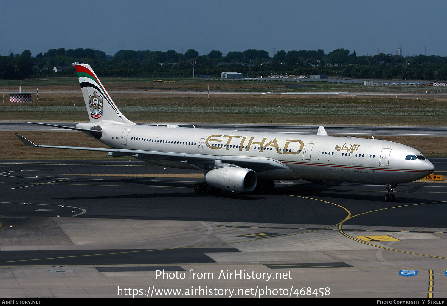 Aircraft Photo of A6-AFD | Airbus A330-343 | Etihad Airways | AirHistory.net #468458