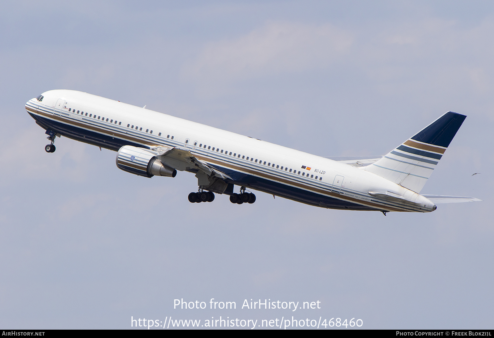 Aircraft Photo of EC-LZO | Boeing 767-35D/ER | Privilege Style | AirHistory.net #468460