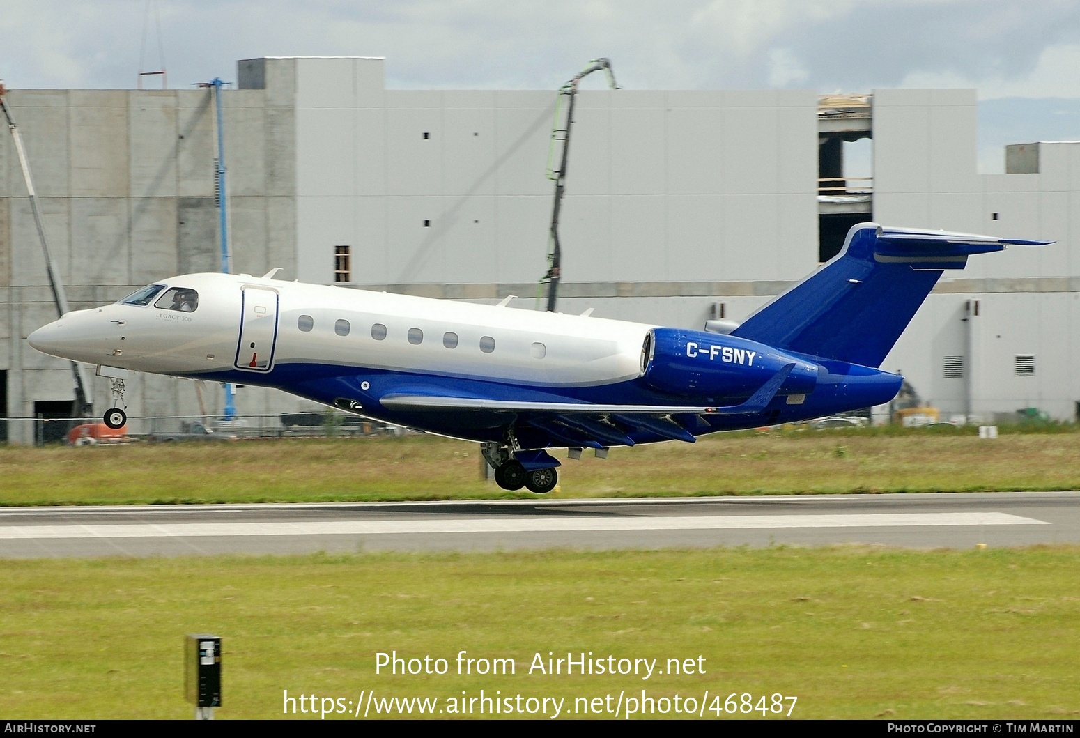 Aircraft Photo of C-FSNY | Embraer EMB-550 Legacy 500 | AirHistory.net #468487