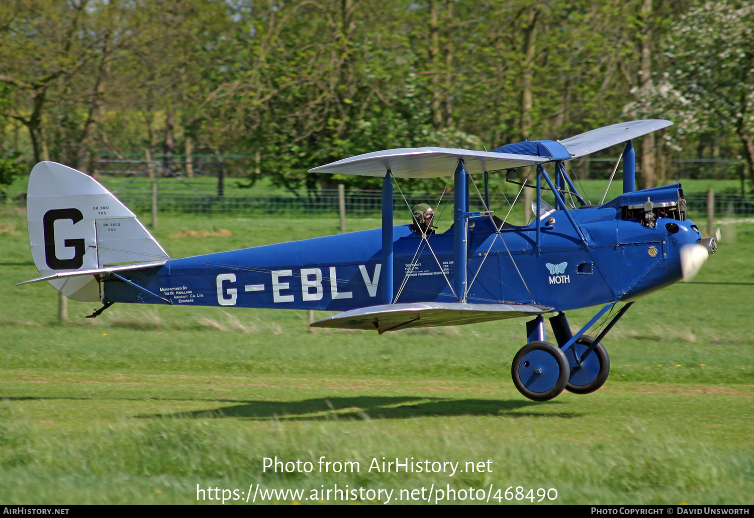 Aircraft Photo of G-EBLV | De Havilland D.H. 60 Moth | AirHistory.net #468490
