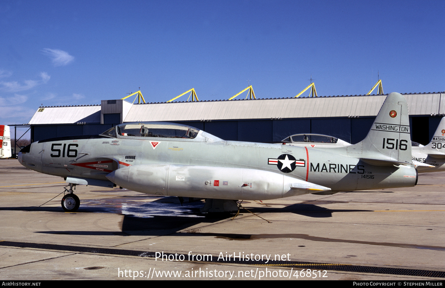 Aircraft Photo Of 141516 | Lockheed T-33B | USA - Marines | AirHistory ...