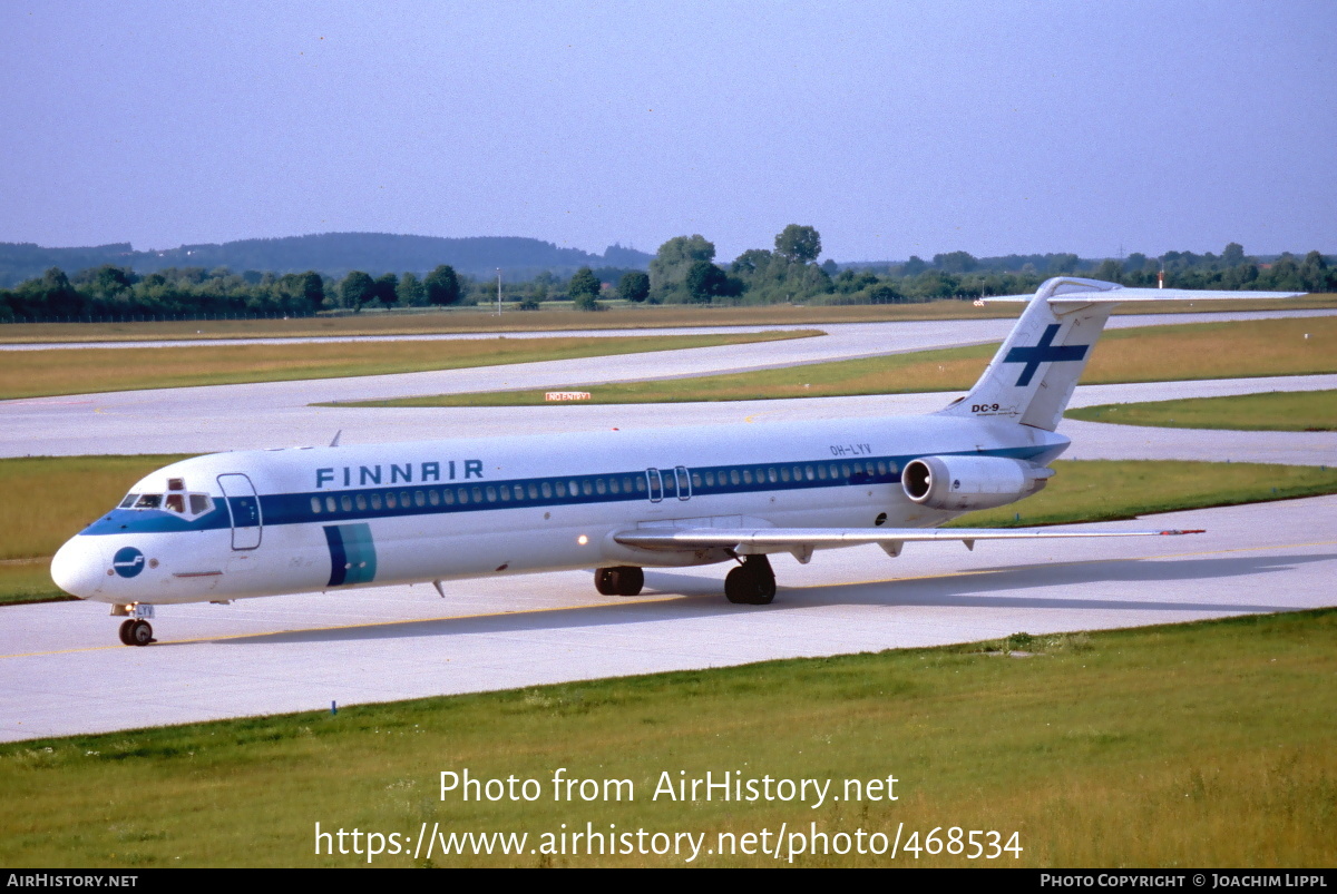 Aircraft Photo of OH-LYV | McDonnell Douglas DC-9-51 | Finnair | AirHistory.net #468534