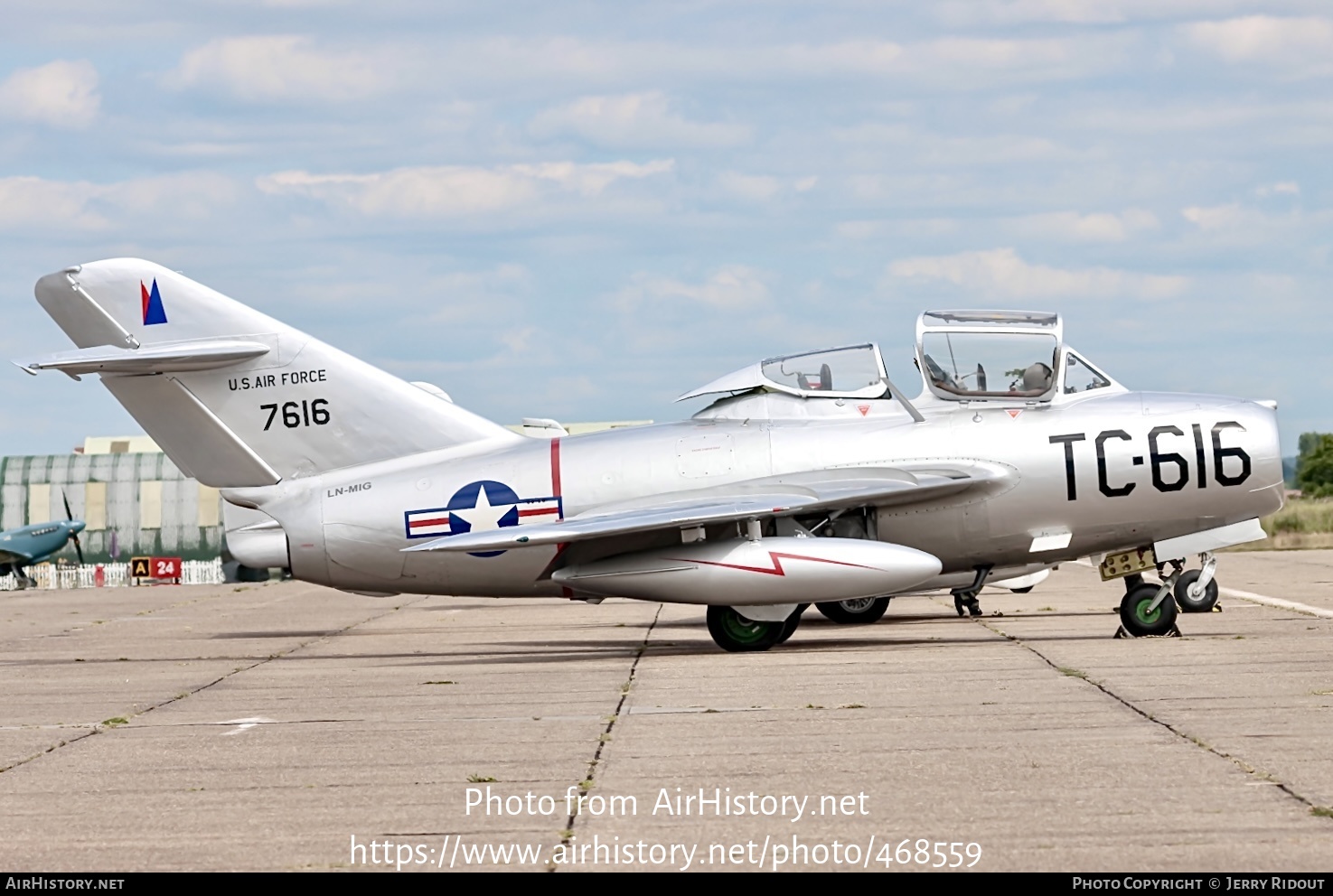 Aircraft Photo of LN-MIG | PZL-Mielec Lim-2 (MiG-15) | USA - Air Force | AirHistory.net #468559