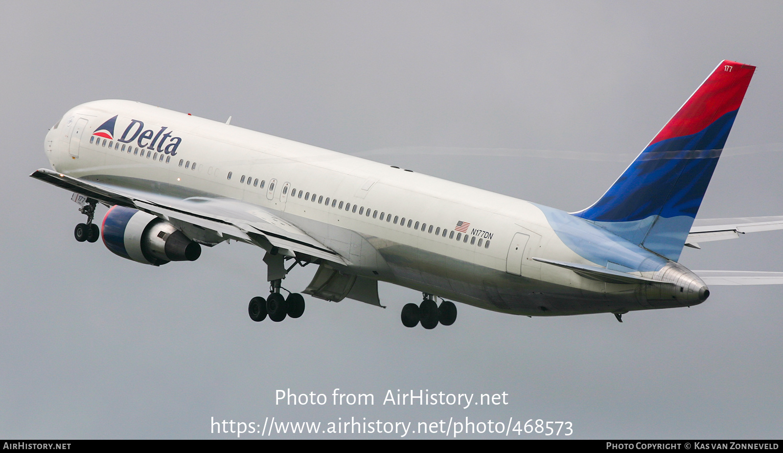 Aircraft Photo of N177DN | Boeing 767-332/ER | Delta Air Lines | AirHistory.net #468573