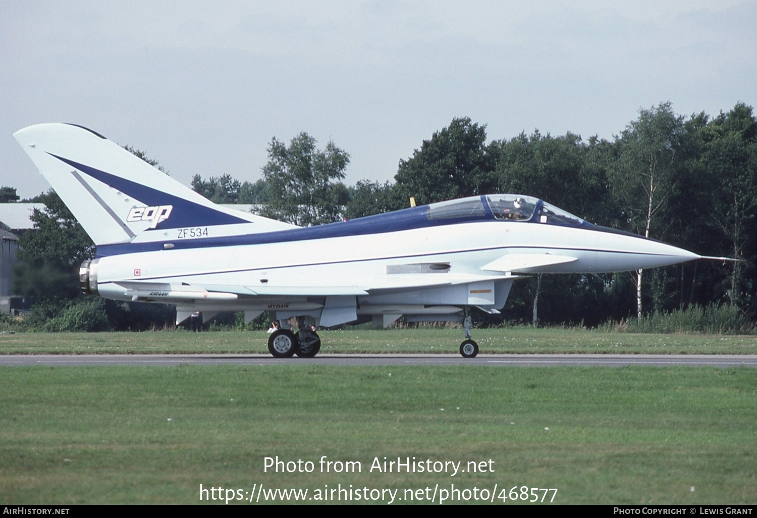 Aircraft Photo of ZF534 | British Aerospace EAP | UK - Air Force | AirHistory.net #468577