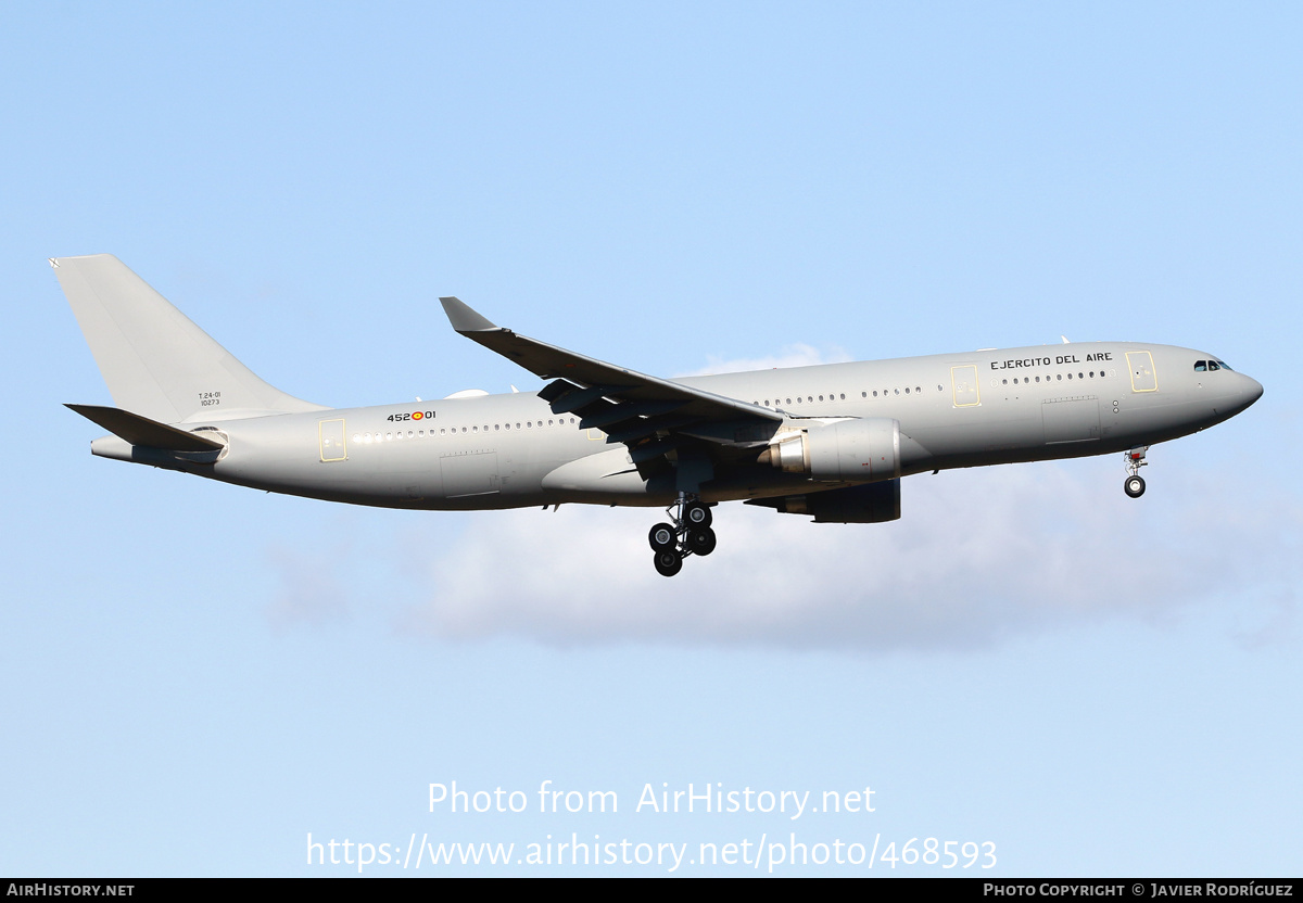 Aircraft Photo of T.24-01 | Airbus A330-202 | Spain - Air Force | AirHistory.net #468593