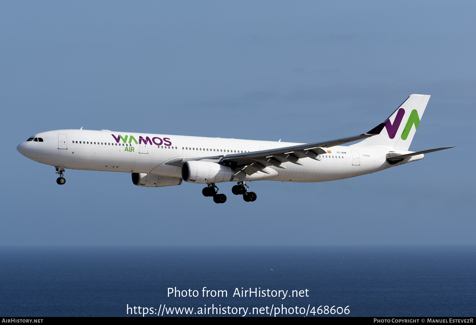 Aircraft Photo of EC-NHM | Airbus A330-343 | Wamos Air | AirHistory.net #468606