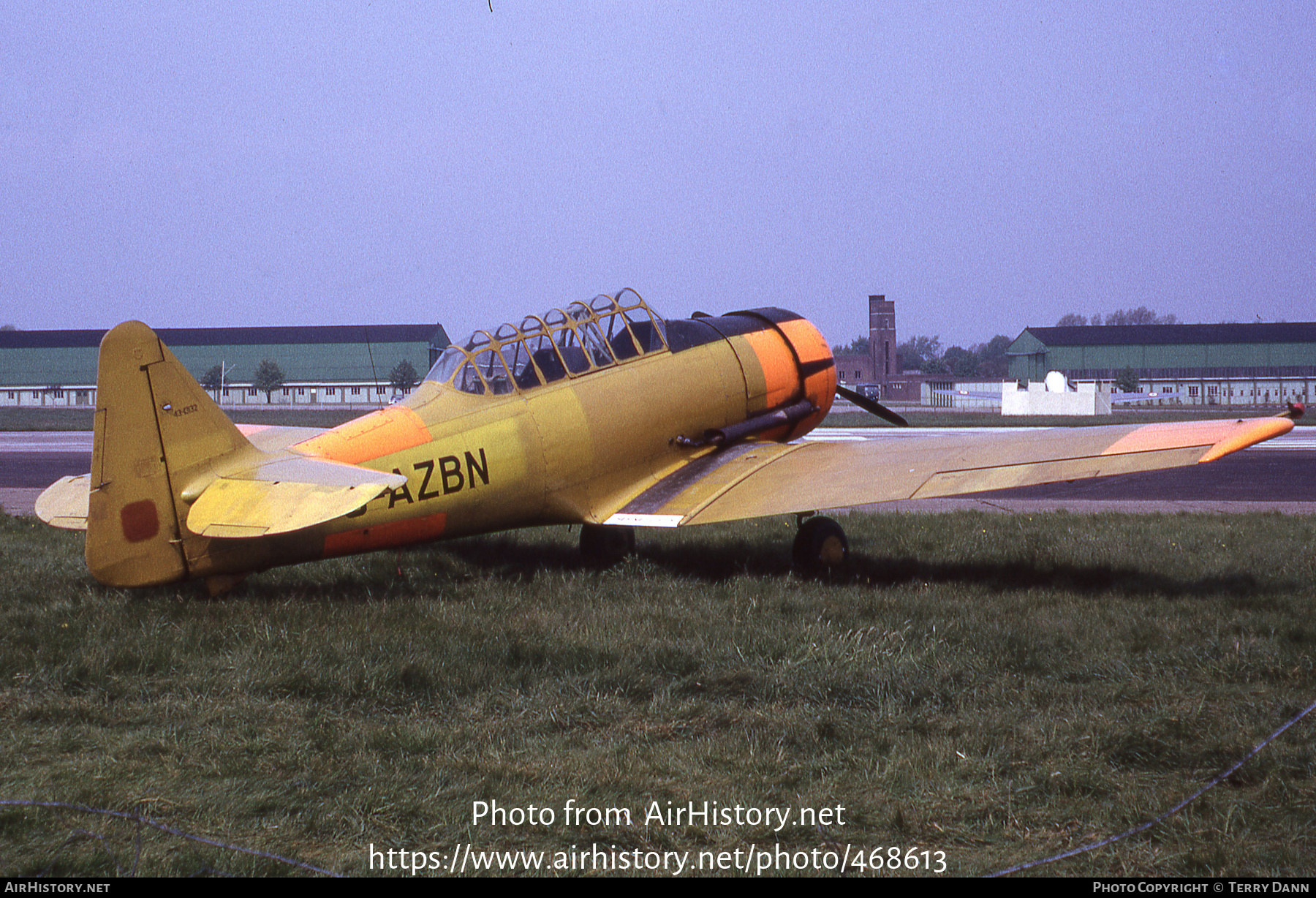 Aircraft Photo of G-AZBN / 43-13132 | North American AT-16 Harvard IIB | AirHistory.net #468613