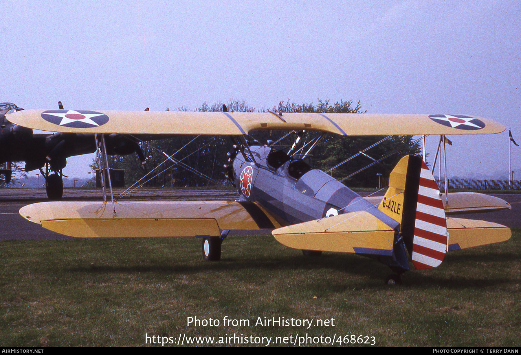 Aircraft Photo of G-AZLE | Boeing N2S-5 Kaydet (E75) | USA - Air Force | AirHistory.net #468623