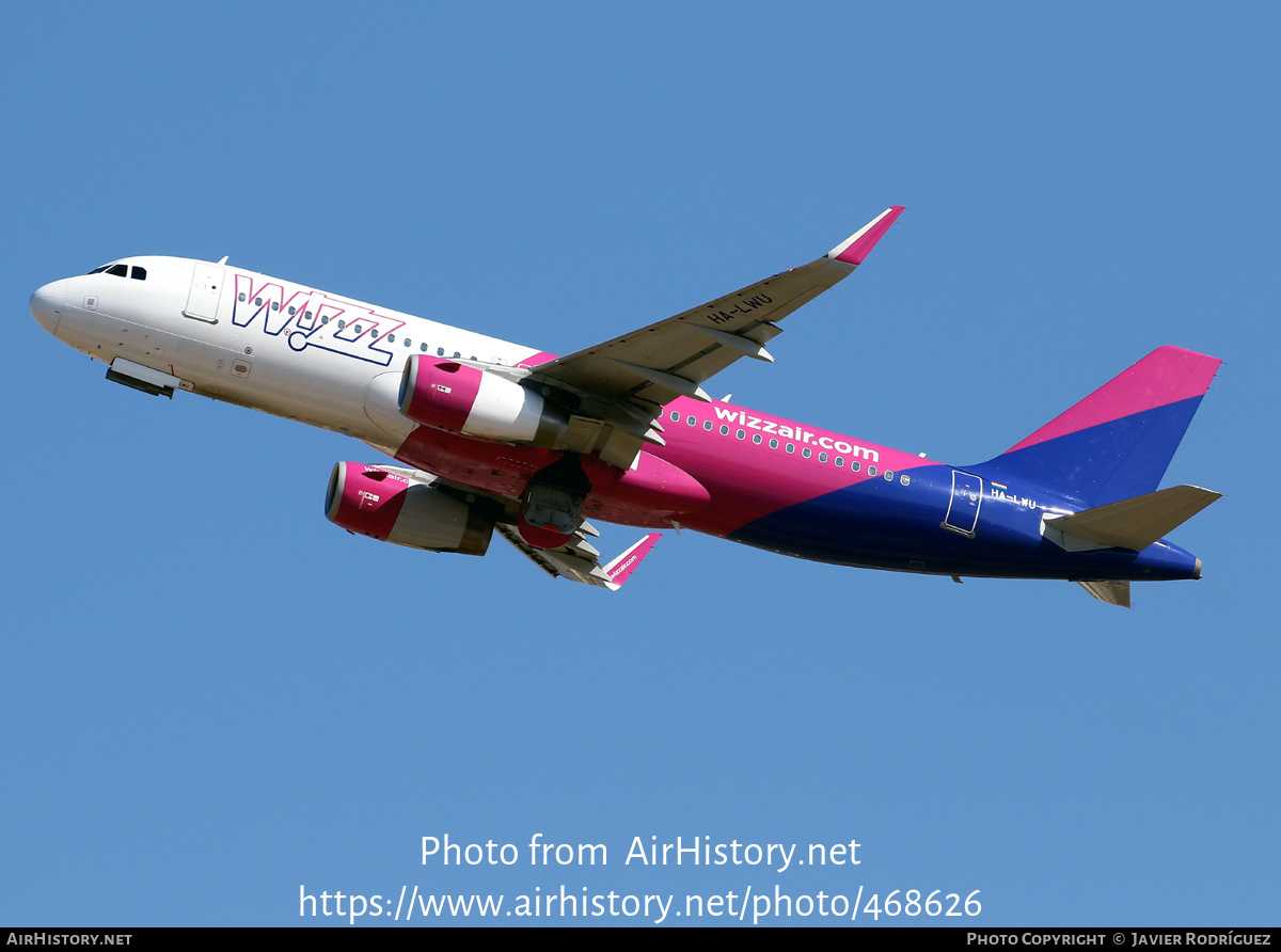 Aircraft Photo of HA-LWU | Airbus A320-232 | Wizz Air | AirHistory.net #468626